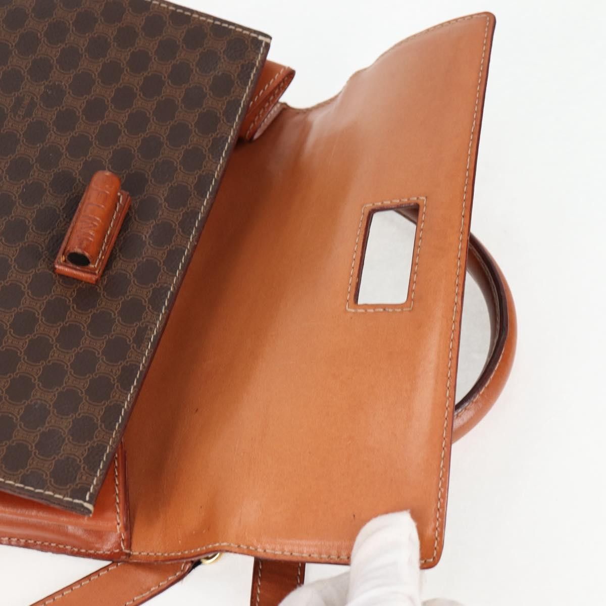 Celine Celine Vintage Convertible Top Handle Macadam Coated Canvas Size ONE SIZE - 23 Thumbnail