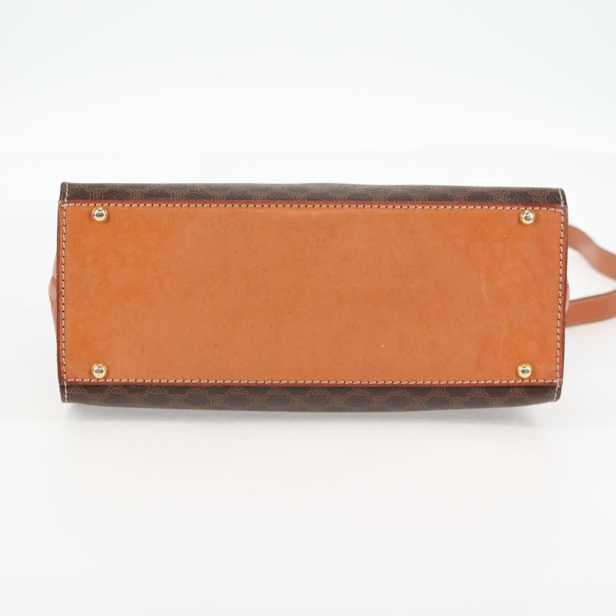 Celine Celine Vintage Convertible Top Handle Macadam Coated Canvas Size ONE SIZE - 17 Thumbnail