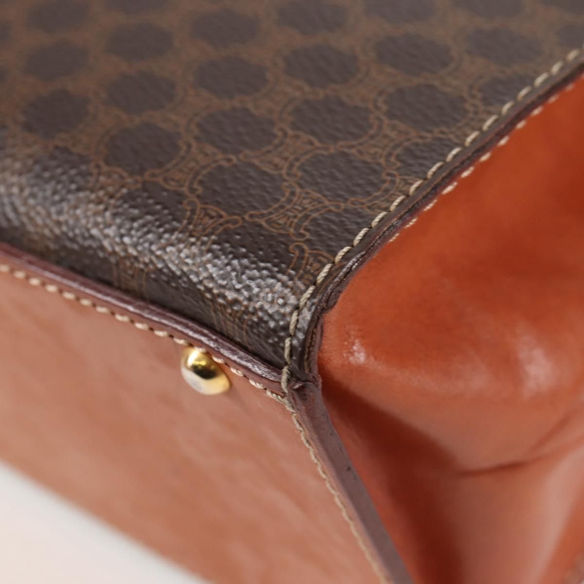Celine Celine Vintage Convertible Top Handle Macadam Coated Canvas Size ONE SIZE - 11 Thumbnail