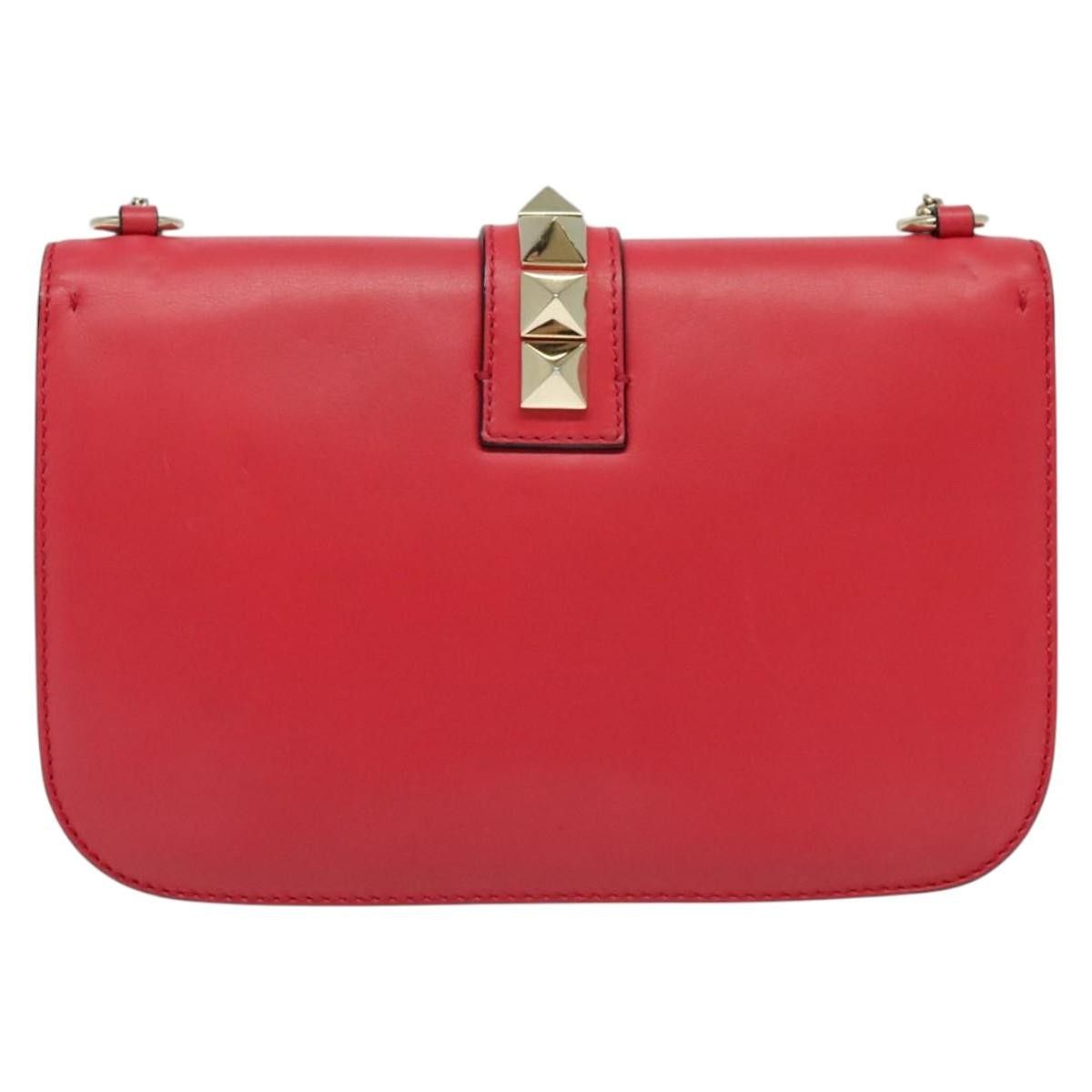 Valentino Valentino Garavani Rolling Rockstud Glam Lock Shoulder Bag Leather Size ONE SIZE - 2 Thumbnail