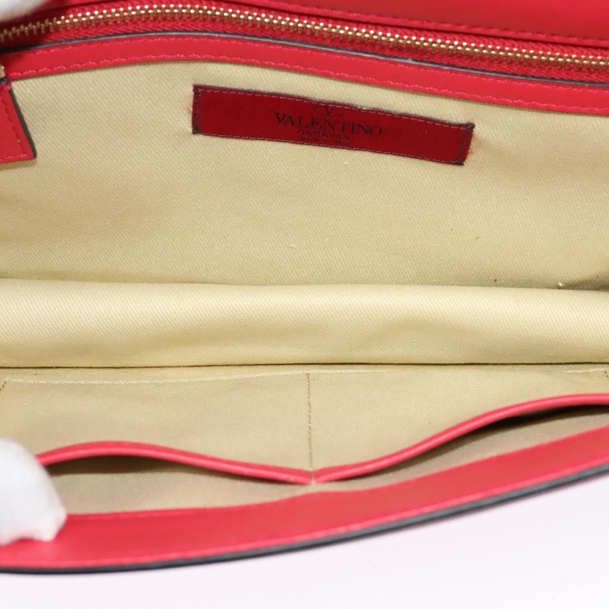 Valentino Valentino Garavani Rolling Rockstud Glam Lock Shoulder Bag Leather Size ONE SIZE - 5 Thumbnail