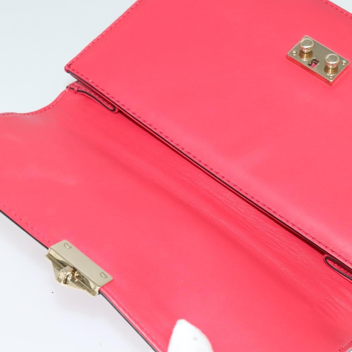 Valentino Valentino Garavani Rolling Rockstud Glam Lock Shoulder Bag Leather Size ONE SIZE - 19 Thumbnail