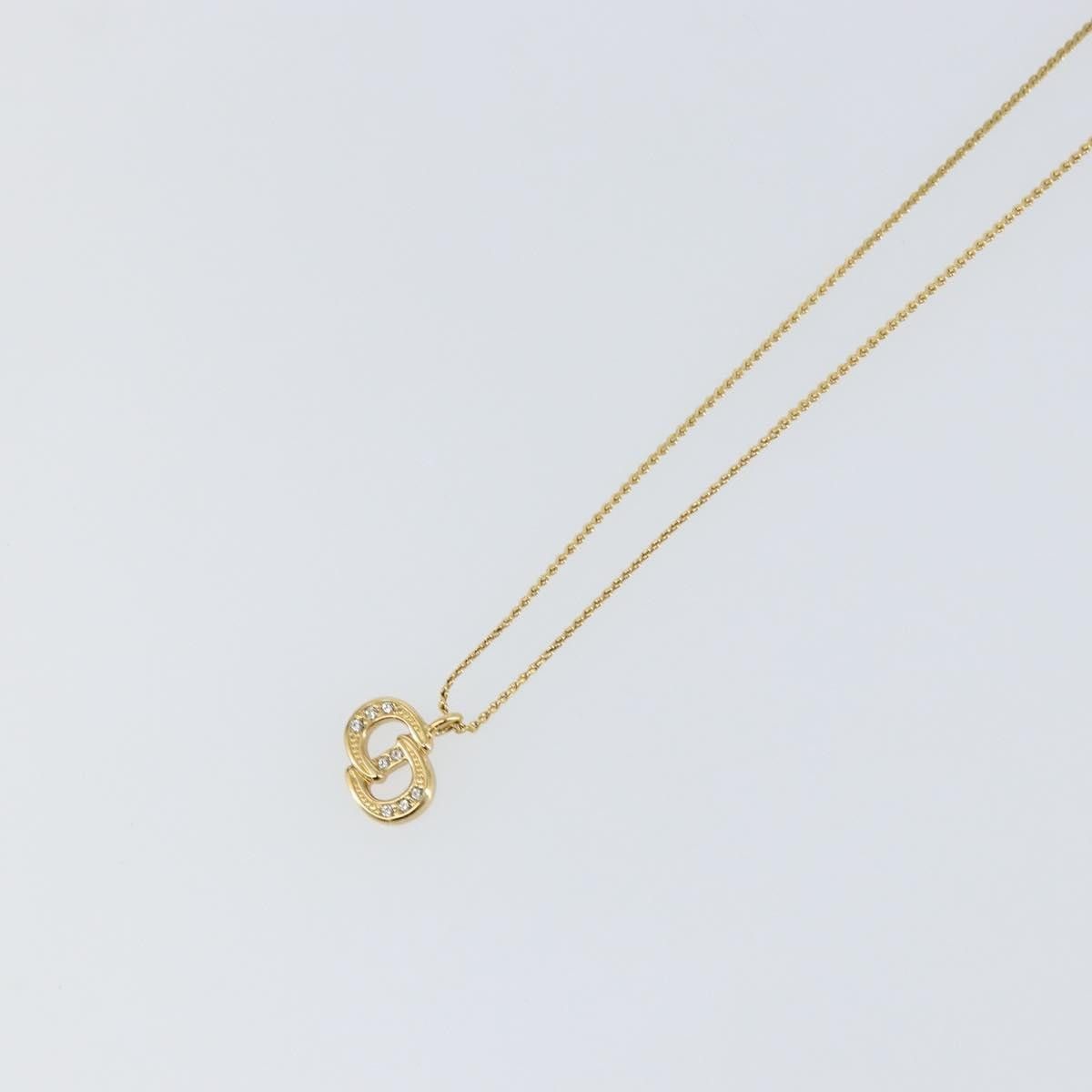 Dior Christian Dior CD Pendant Necklace Metal and Crystals Size ONE SIZE - 8 Thumbnail