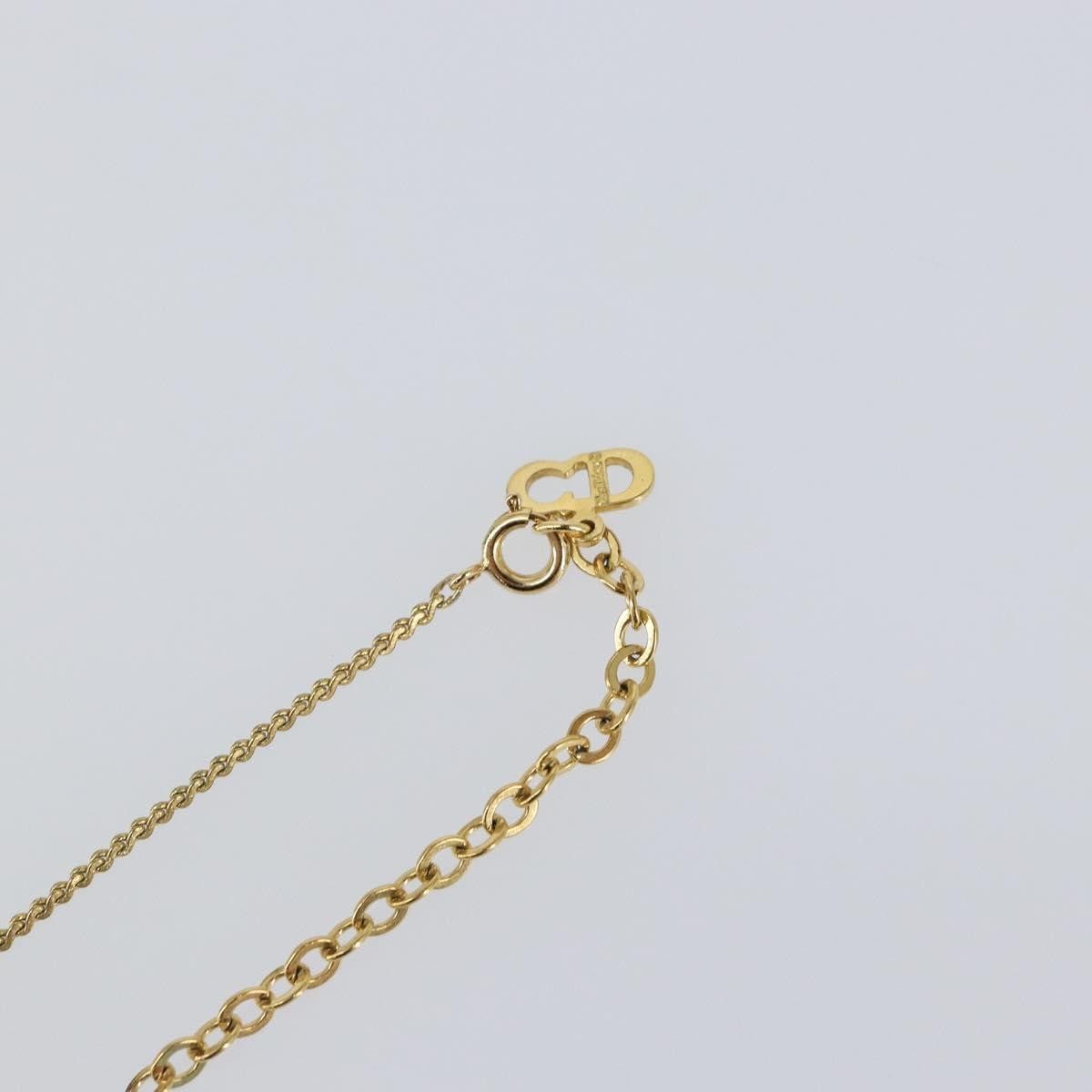 Dior Christian Dior CD Pendant Necklace Metal and Crystals Size ONE SIZE - 4 Thumbnail