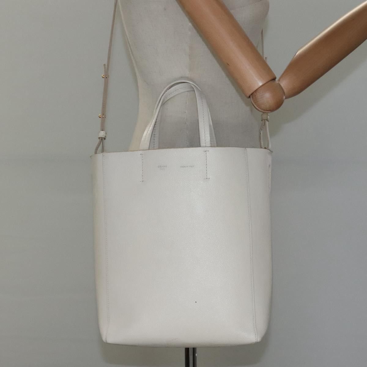 Celine Celine Vertical Cabas Tote Leather Size ONE SIZE - 14 Thumbnail
