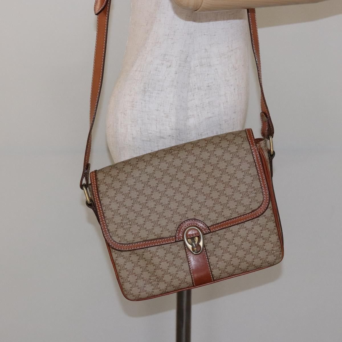 Celine Celine Vintage Macadam Canvas and Leather Size ONE SIZE - 14 Thumbnail