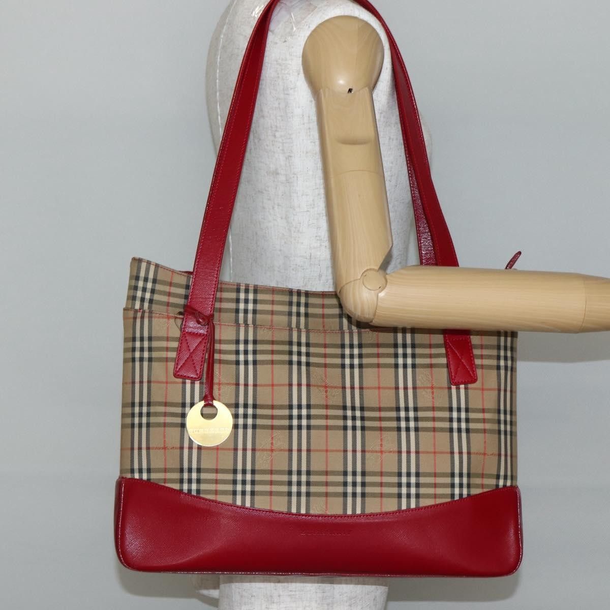 Burberry Burberry Nova Check Tote canvas check pattern Size ONE SIZE - 13 Thumbnail