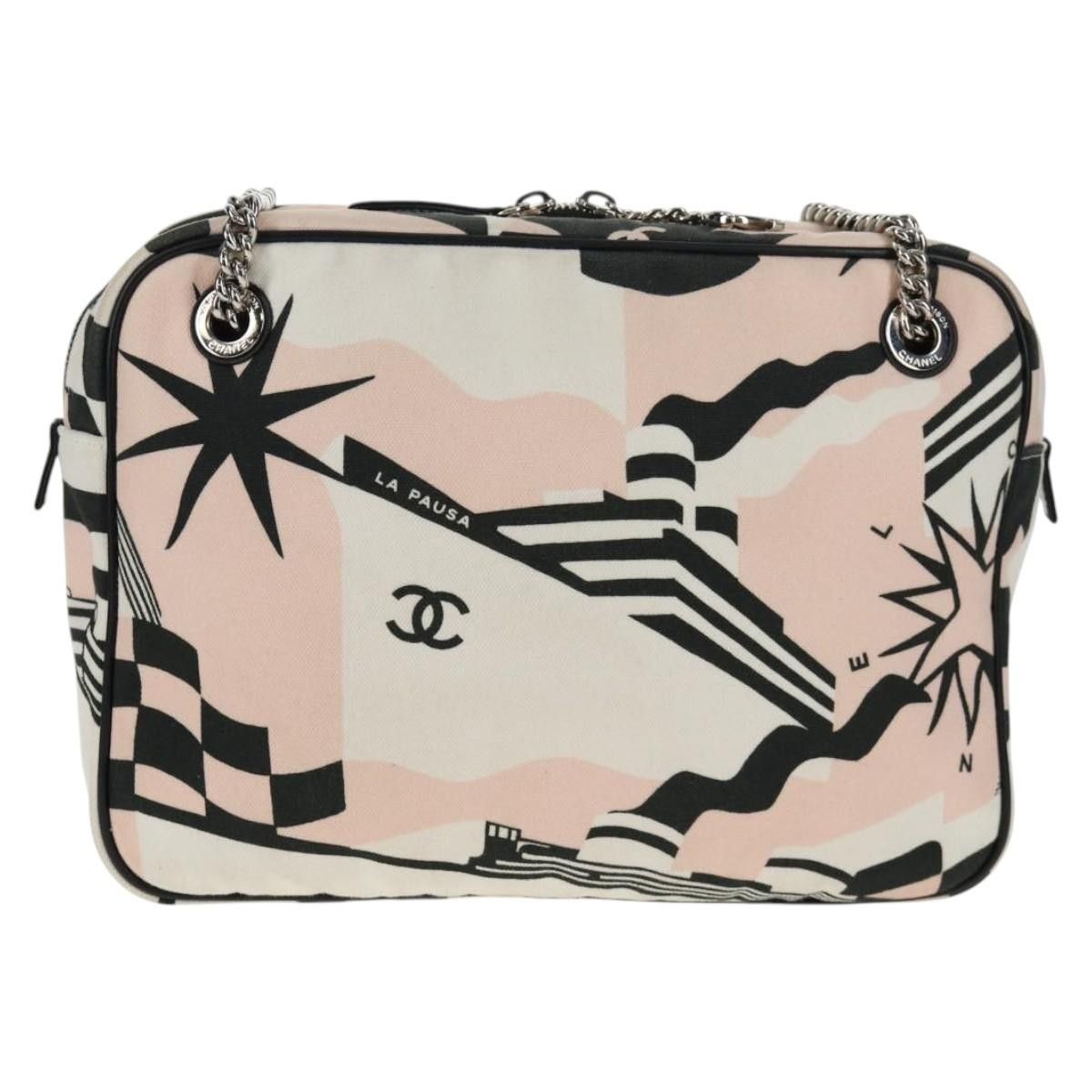 Chanel Chanel La Pausa Bay Camera Case Printed Canvas Size ONE SIZE - 20 Thumbnail
