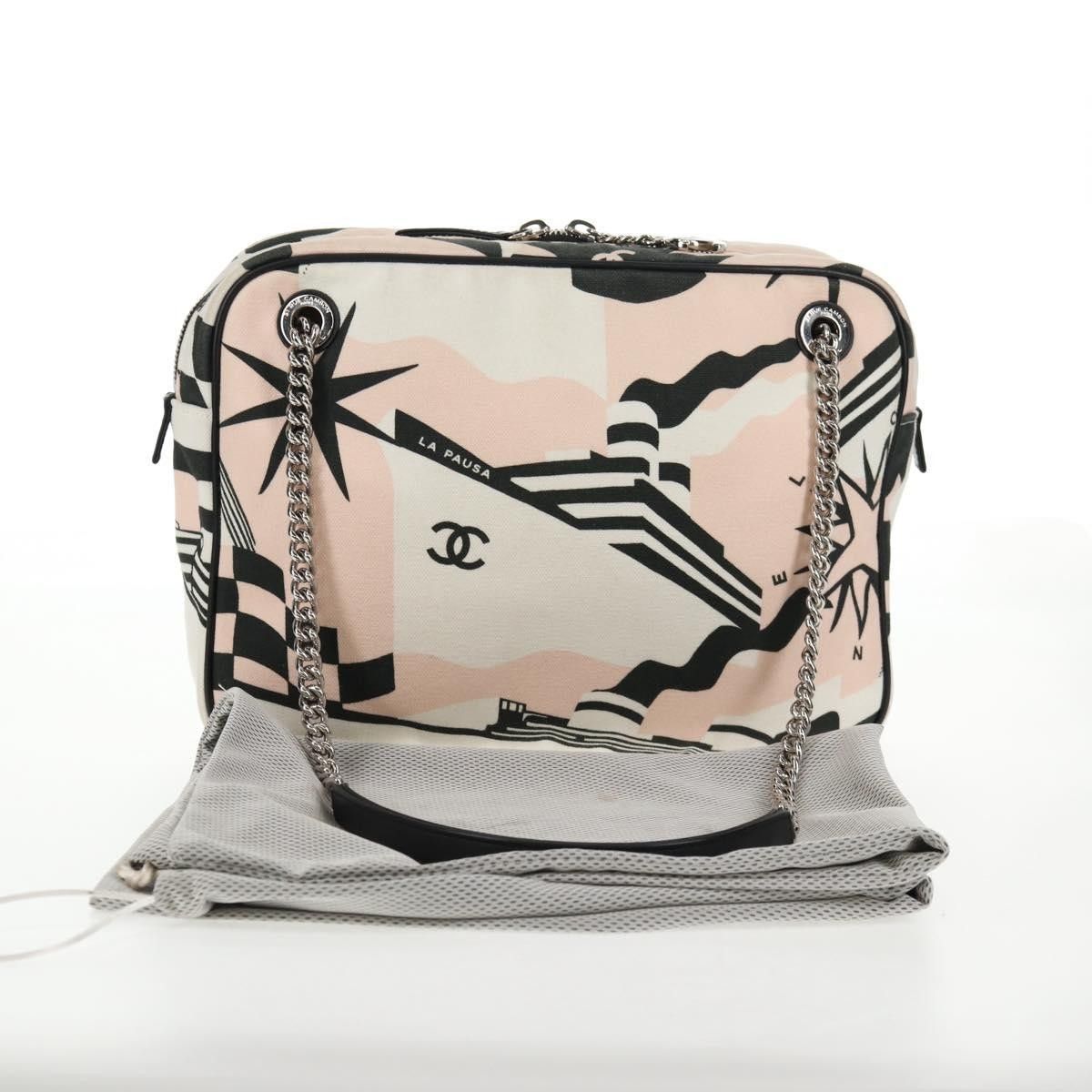 Chanel Chanel La Pausa Bay Camera Case Printed Canvas Size ONE SIZE - 15 Thumbnail