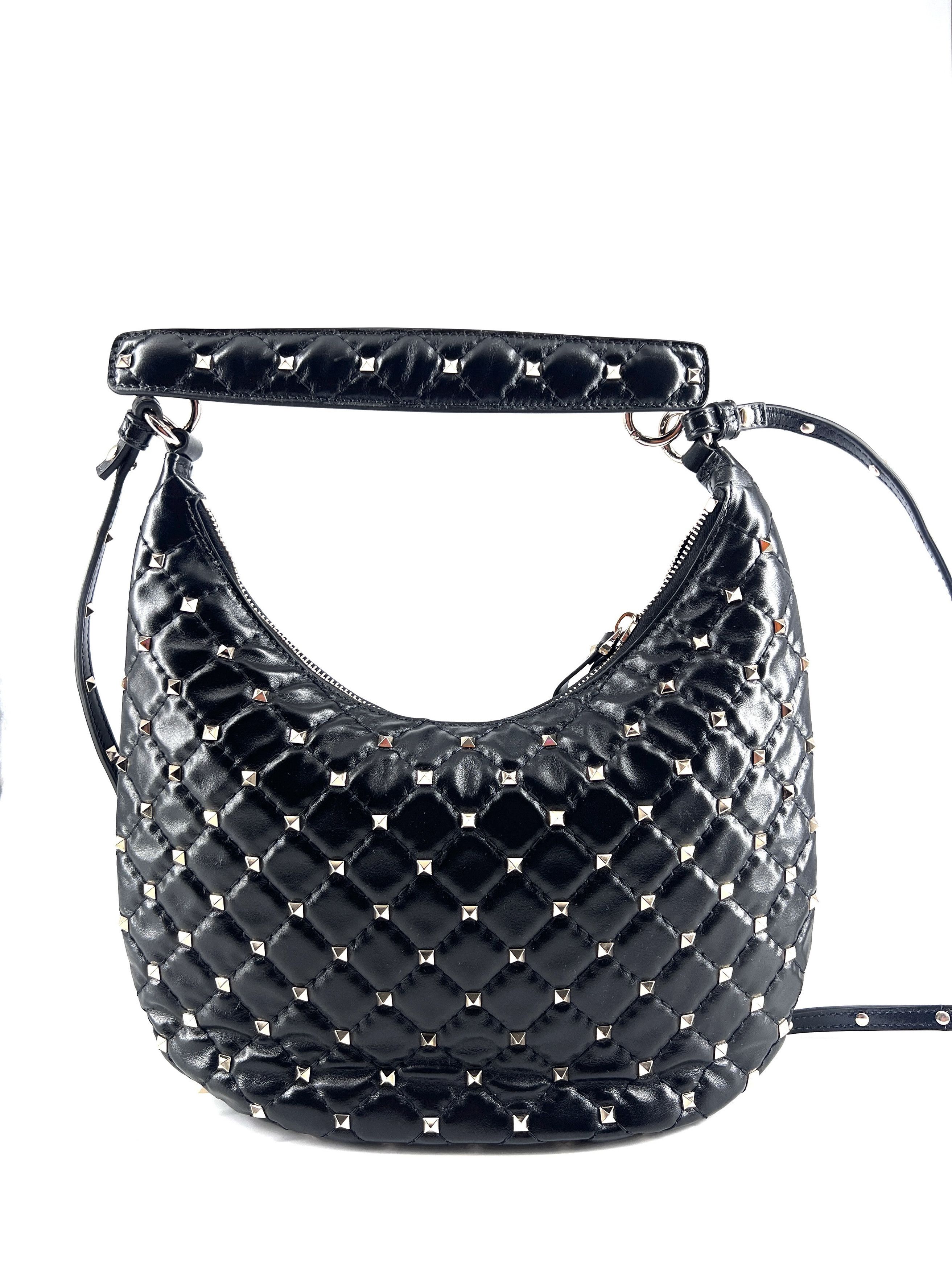 Valentino Valentino Garavani Rockstud Bow Double Zip Wristlet Clutch Size ONE SIZE - 2 Thumbnail