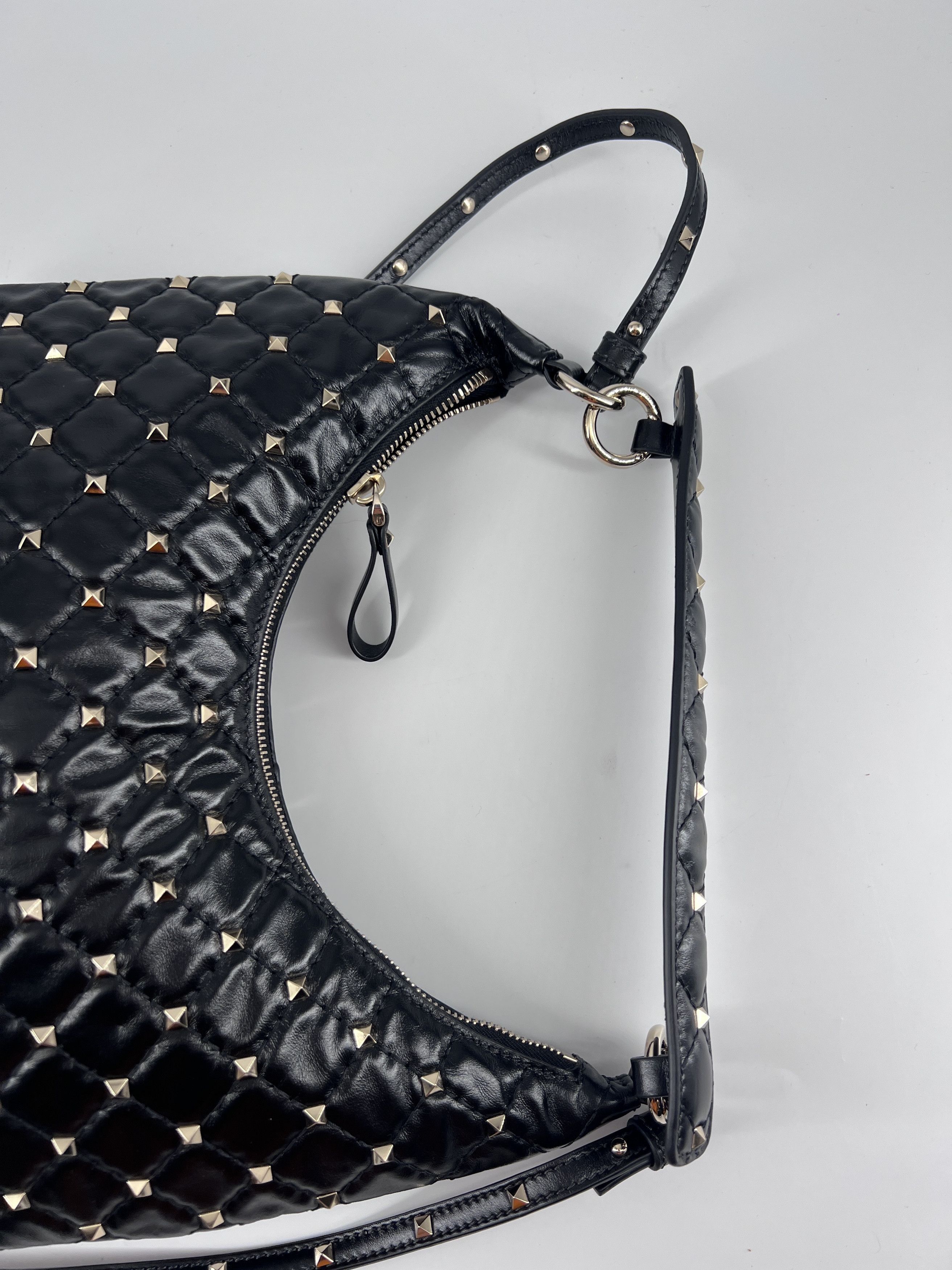 Valentino Valentino Garavani Rockstud Bow Double Zip Wristlet Clutch Size ONE SIZE - 7 Thumbnail