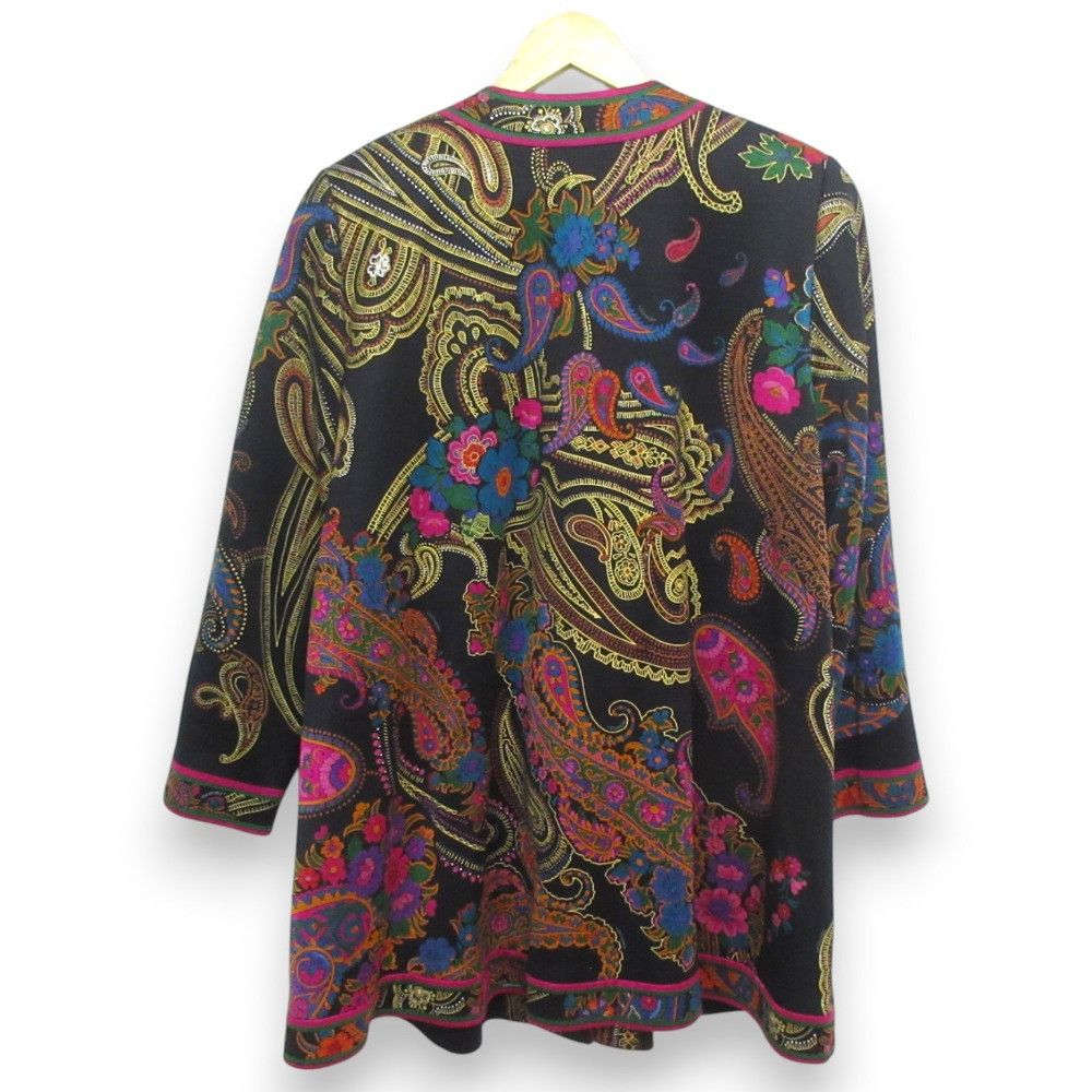 Other Other LEONARD Silk Collarless Jacket Others Outerwear DUTY FREE for USA Size ONE SIZE - 2 Thumbnail