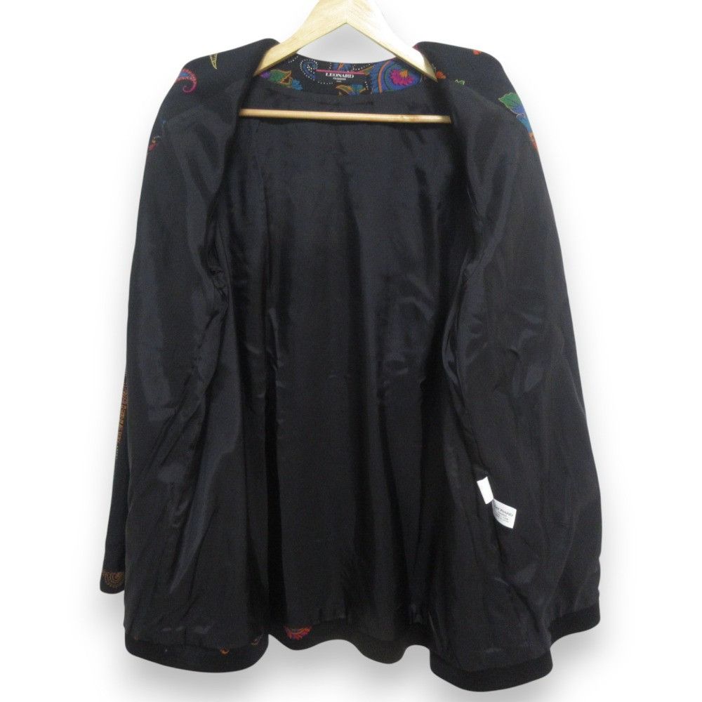 Other Other LEONARD Silk Collarless Jacket Others Outerwear DUTY FREE for USA Size ONE SIZE - 3 Thumbnail