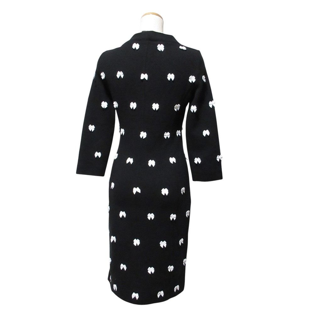Moschino Moschino Boutique Moschino V-Neck Knit Dress Others Dresses DUTY FREE for USA Size ONE SIZE - 2 Thumbnail