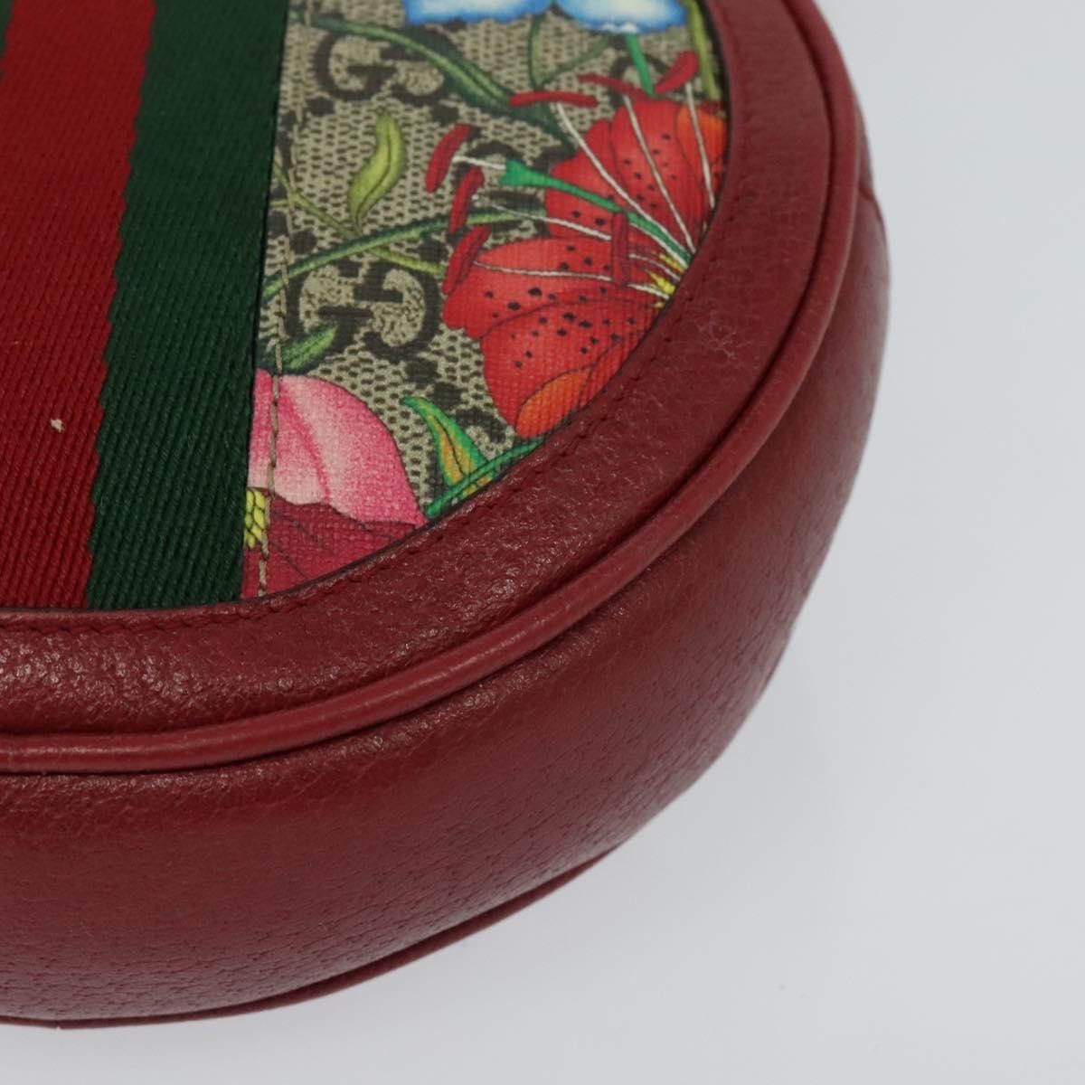 Gucci Gucci Ophidia Round Backpack Flora GG Coated Canvas Size ONE SIZE - 12 Thumbnail