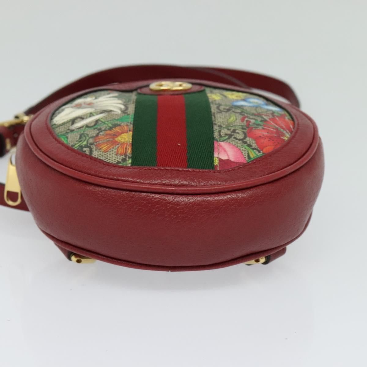 Gucci Gucci Ophidia Round Backpack Flora GG Coated Canvas Size ONE SIZE - 18 Thumbnail