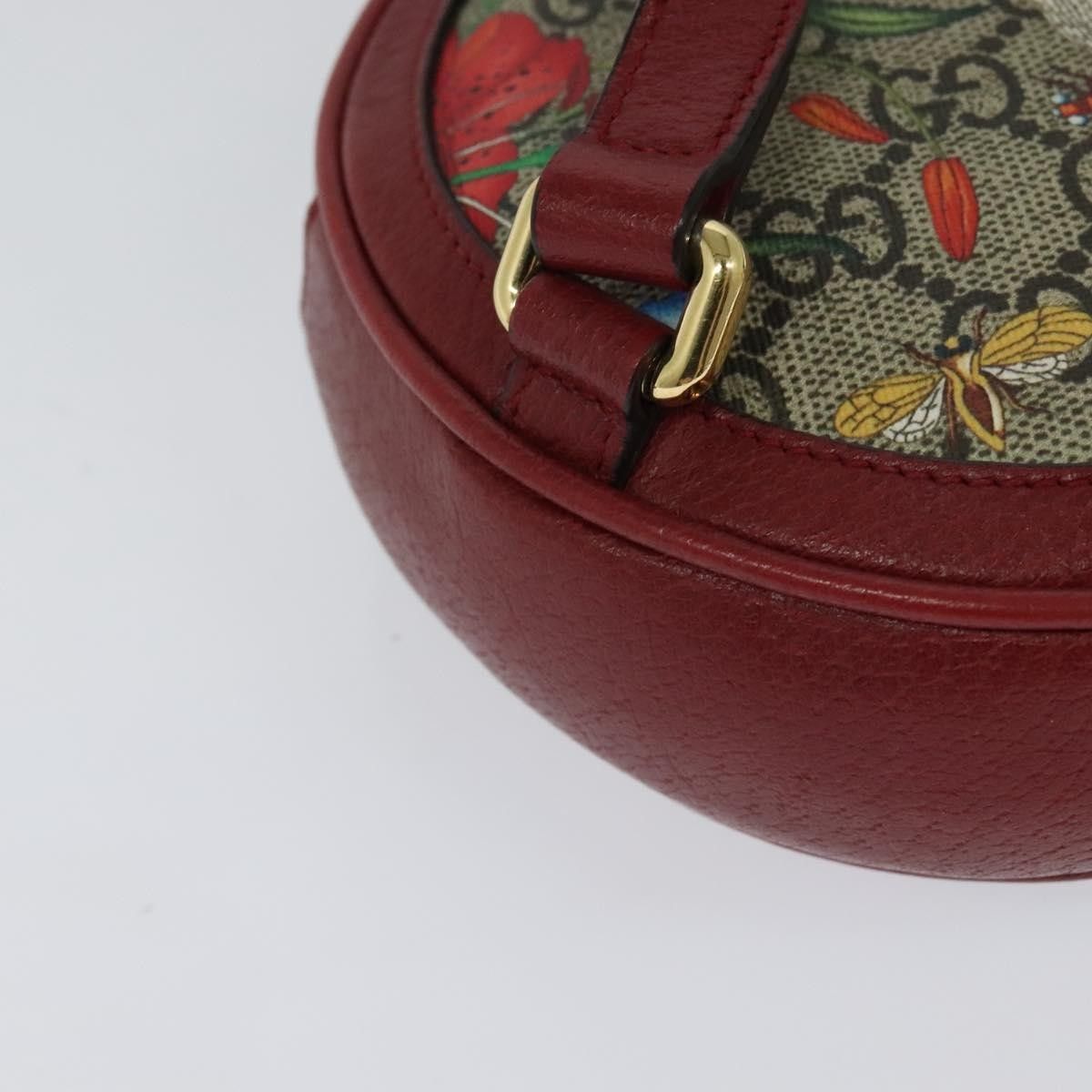 Gucci Gucci Ophidia Round Backpack Flora GG Coated Canvas Size ONE SIZE - 11 Thumbnail