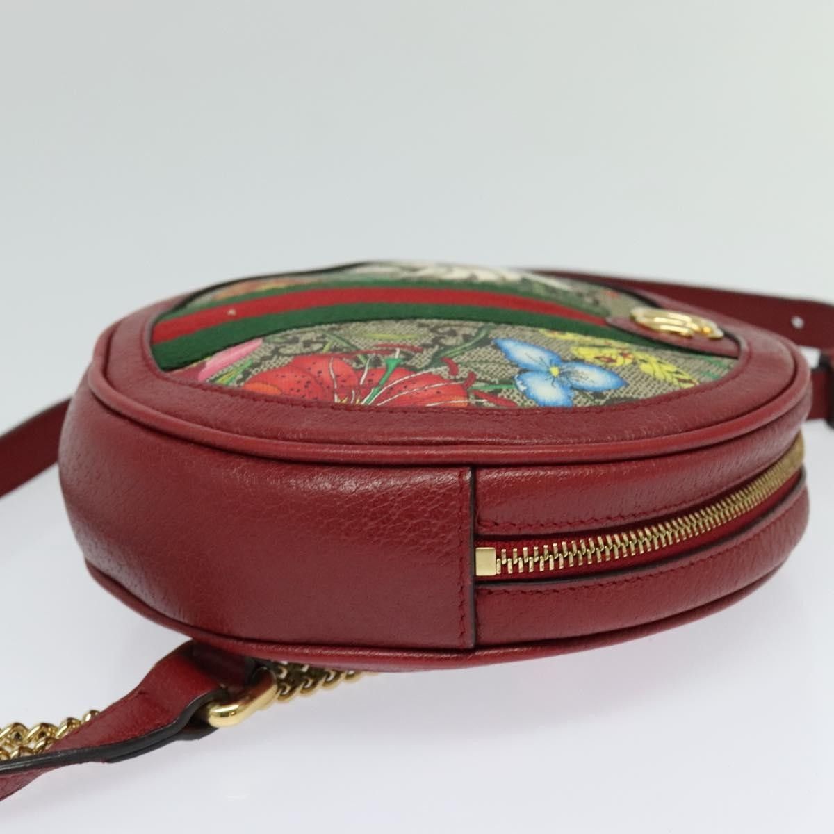 Gucci Gucci Ophidia Round Backpack Flora GG Coated Canvas Size ONE SIZE - 3 Thumbnail