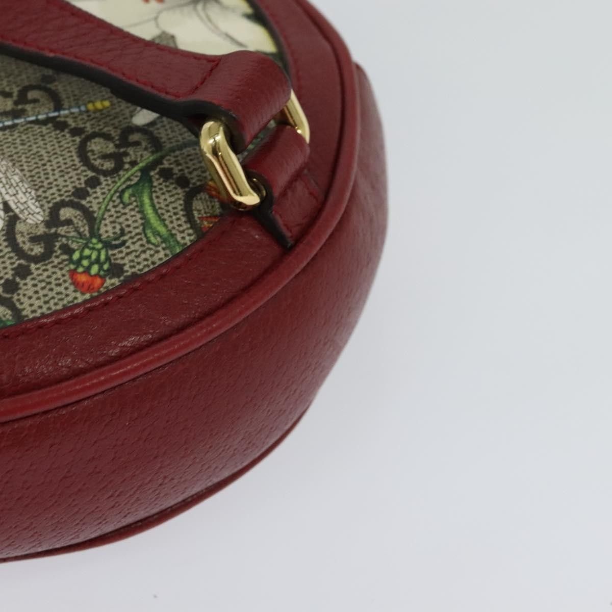 Gucci Gucci Ophidia Round Backpack Flora GG Coated Canvas Size ONE SIZE - 10 Thumbnail