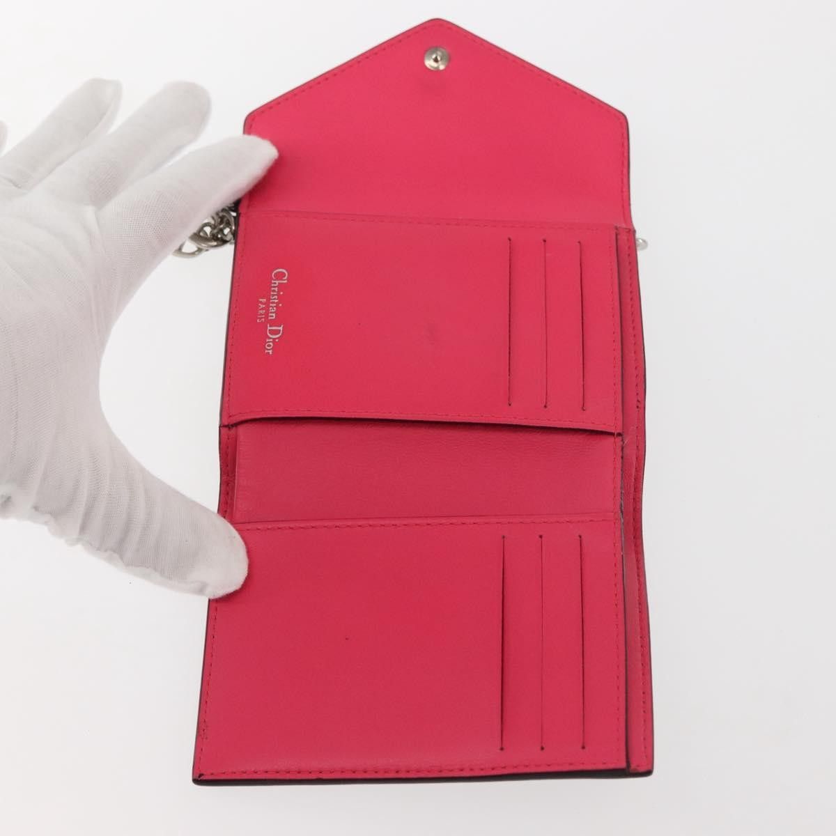 Dior Christian Dior Diorissimo Envelope Wallet Leather Size ONE SIZE - 5 Thumbnail