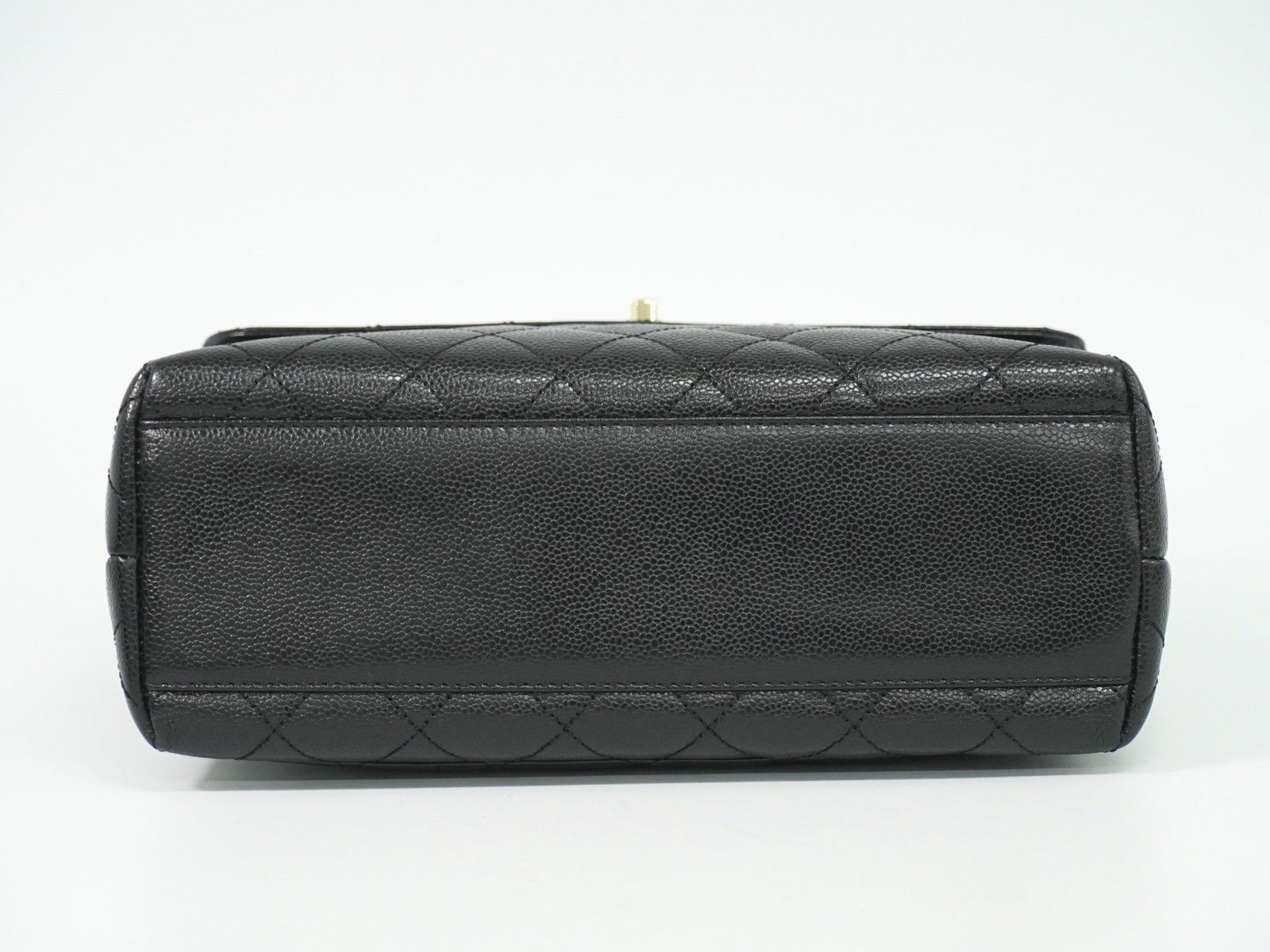 Chanel Chanel Coco Top Handle Bag Quilted Caviar Size ONE SIZE - 10 Thumbnail