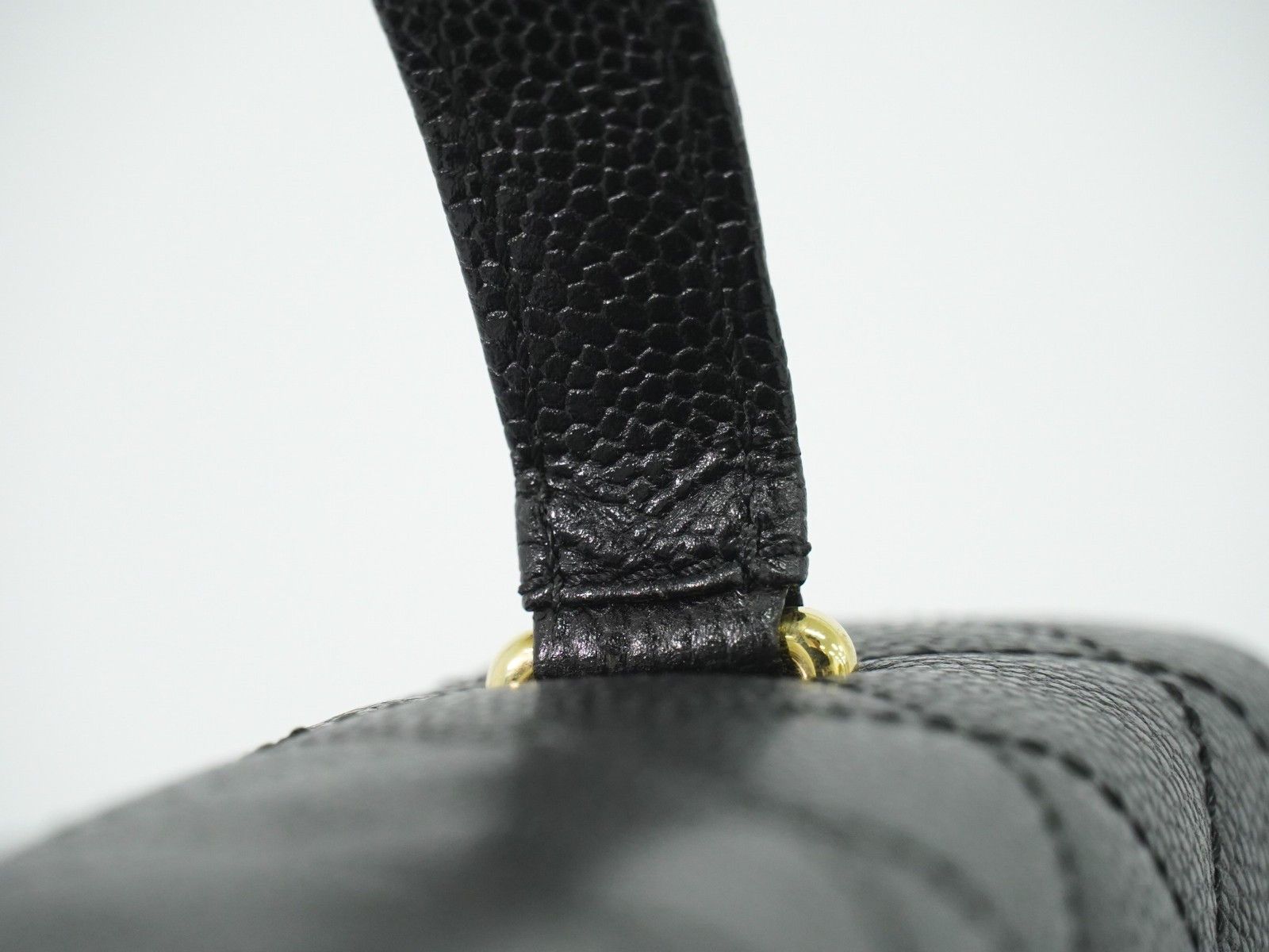 Chanel Chanel Coco Top Handle Bag Quilted Caviar Size ONE SIZE - 13 Thumbnail