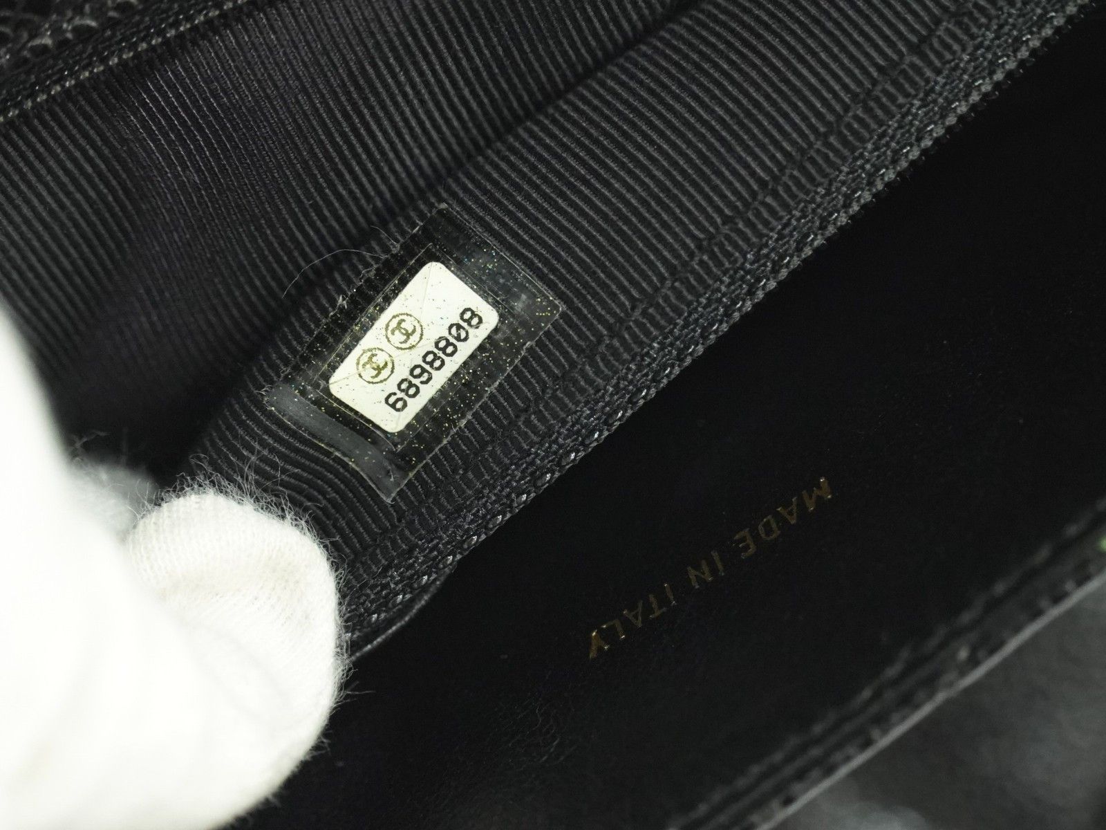 Chanel Chanel Coco Top Handle Bag Quilted Caviar Size ONE SIZE - 21 Thumbnail
