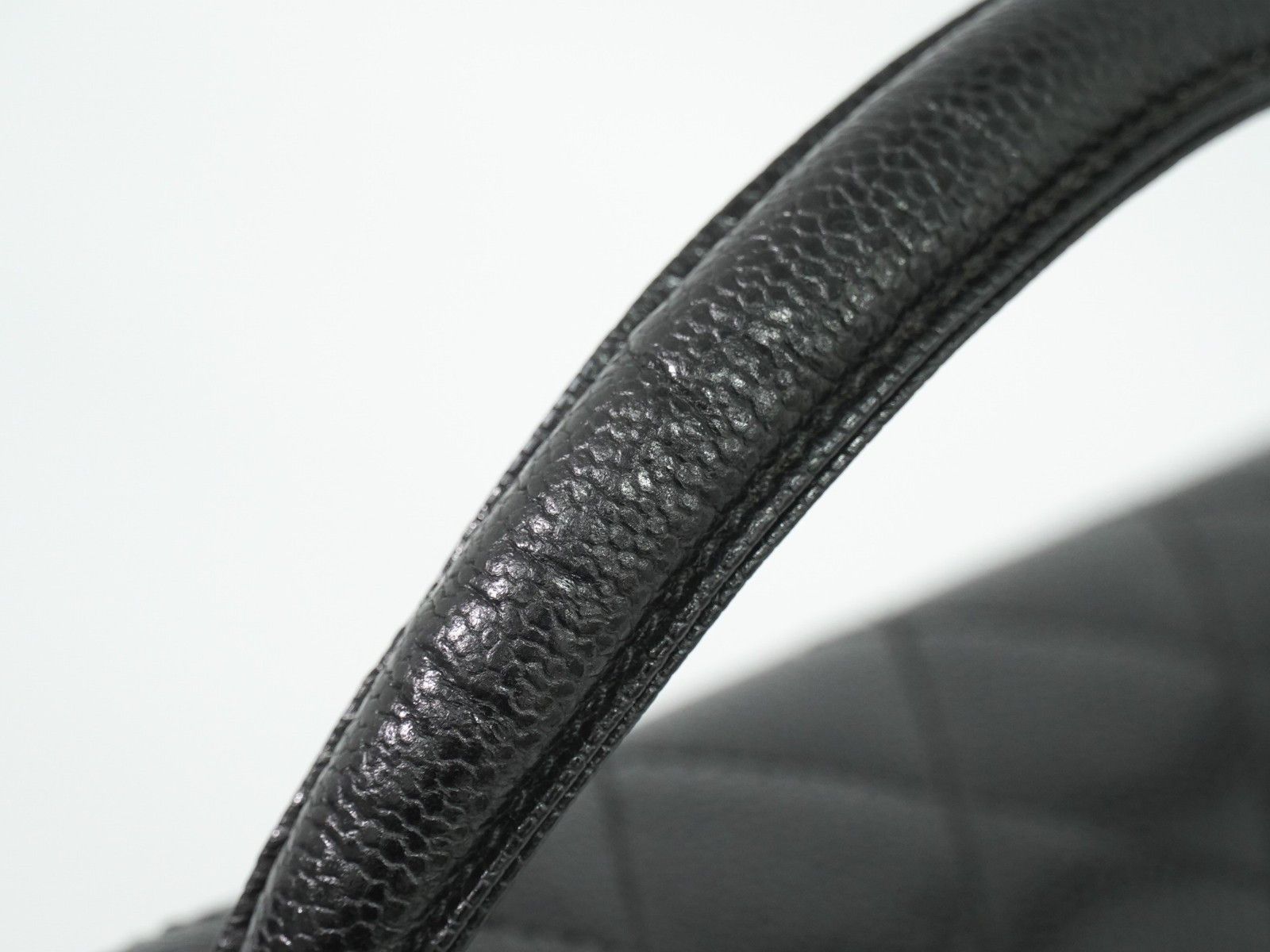 Chanel Chanel Coco Top Handle Bag Quilted Caviar Size ONE SIZE - 12 Thumbnail