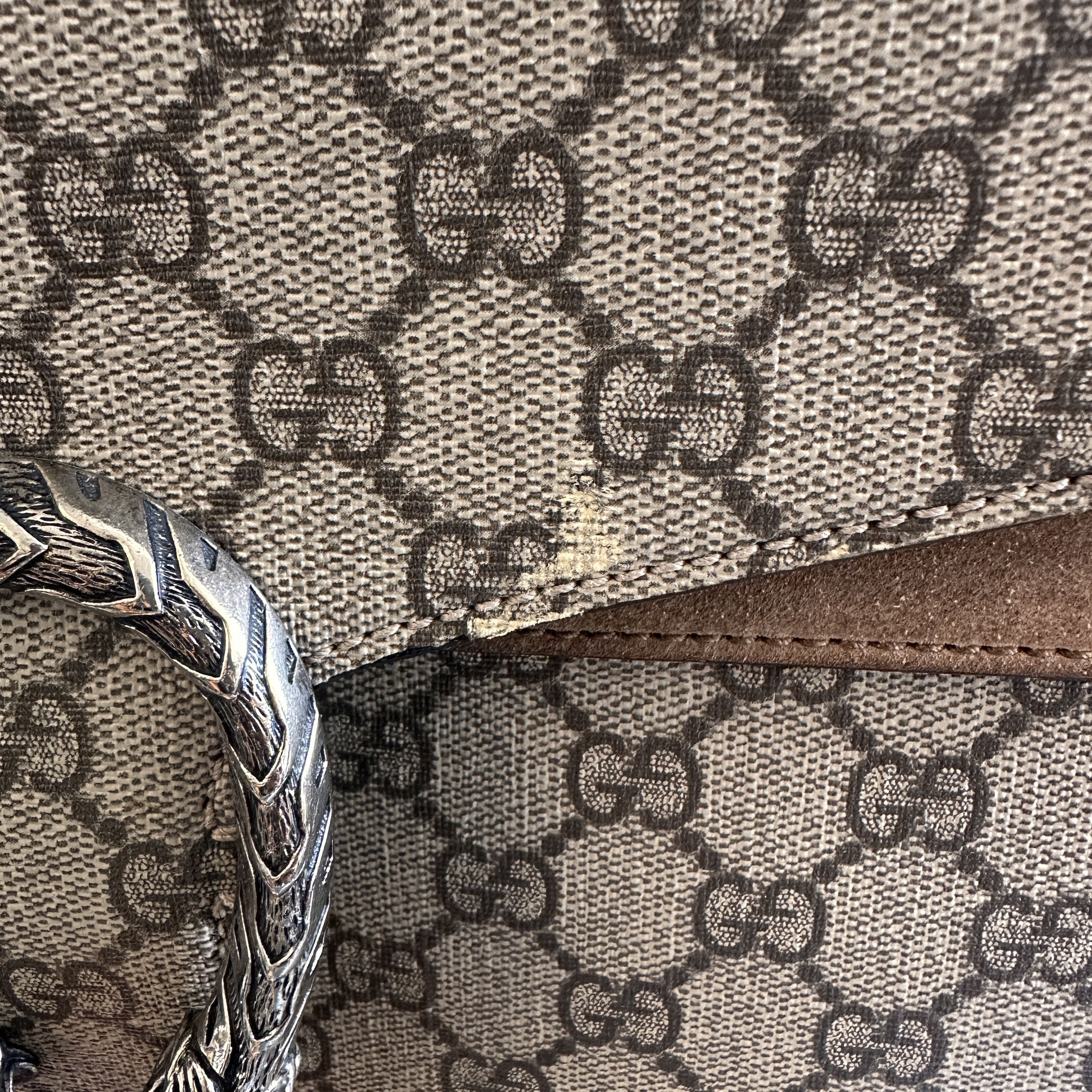 Gucci Gucci Dionysus Top Handle Chain GG Coated Canvas Size ONE SIZE - 3 Thumbnail