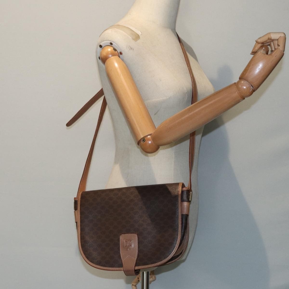 Celine Celine Macadam Shoulder Bag PVC Leather Size ONE SIZE - 13 Thumbnail