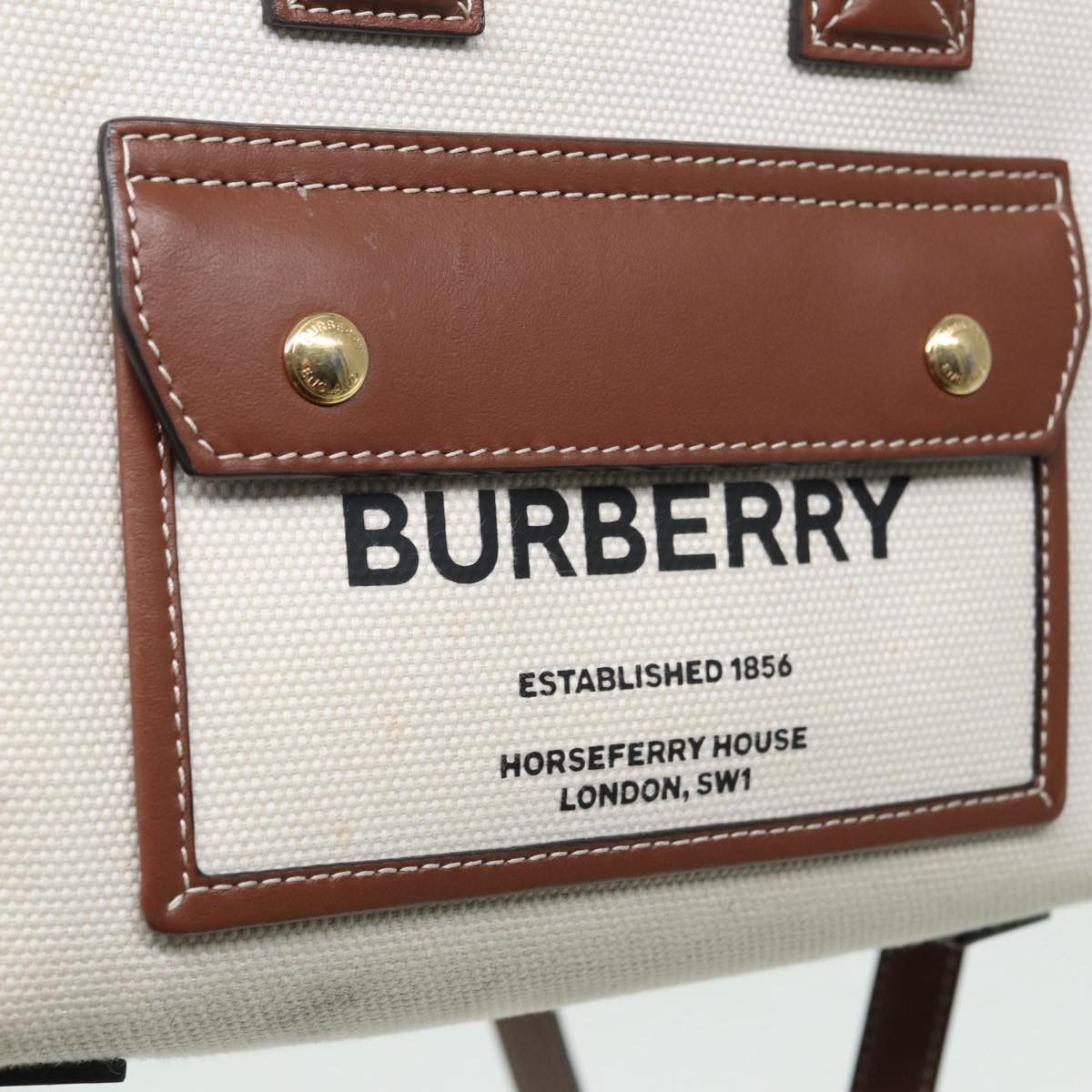 Burberry Burberry Logo Zip Wristlet Pouch Nylon Size ONE SIZE - 12 Thumbnail