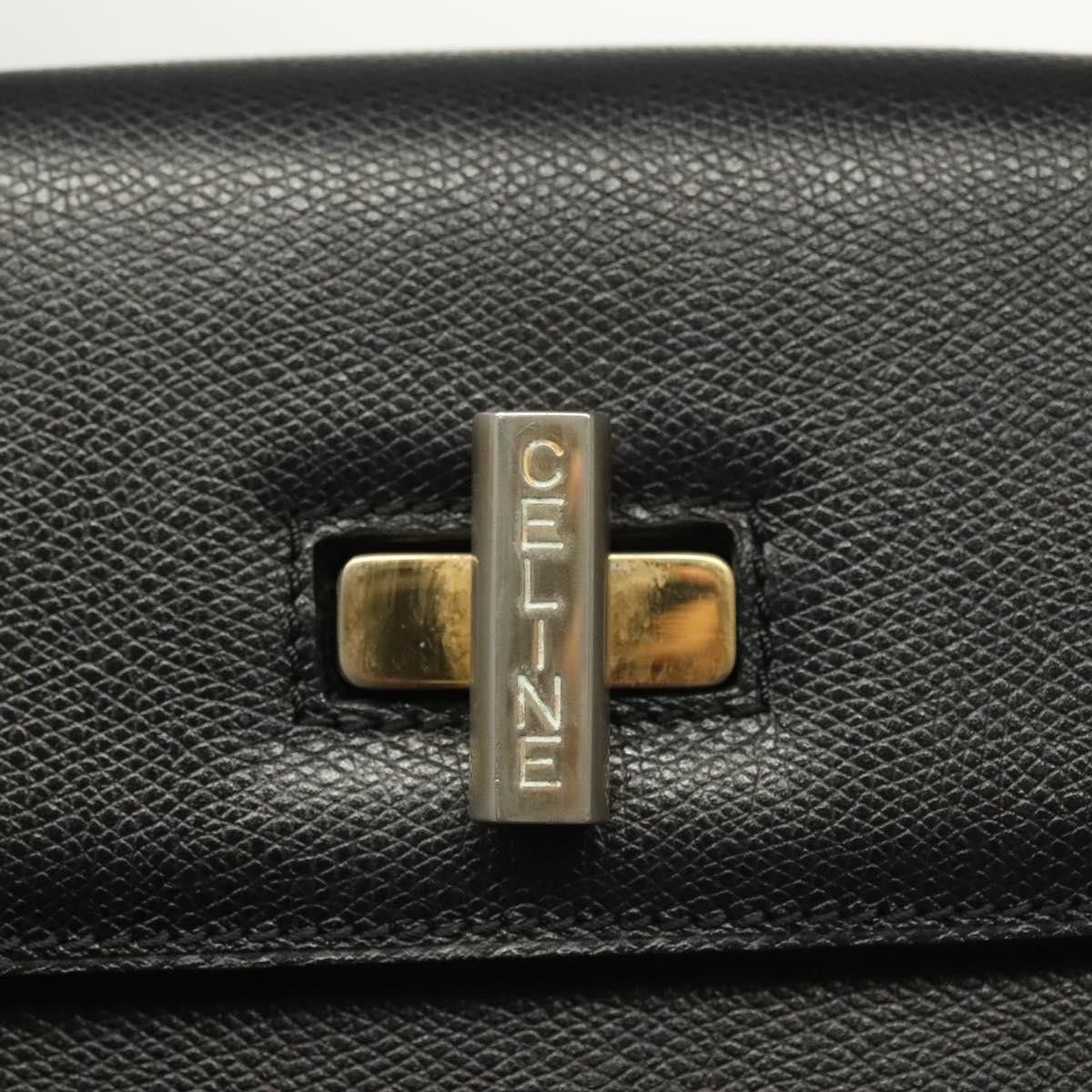 Celine Celine Vintage Convertible Turnlock Top Handle Leather Size ONE SIZE - 13 Thumbnail