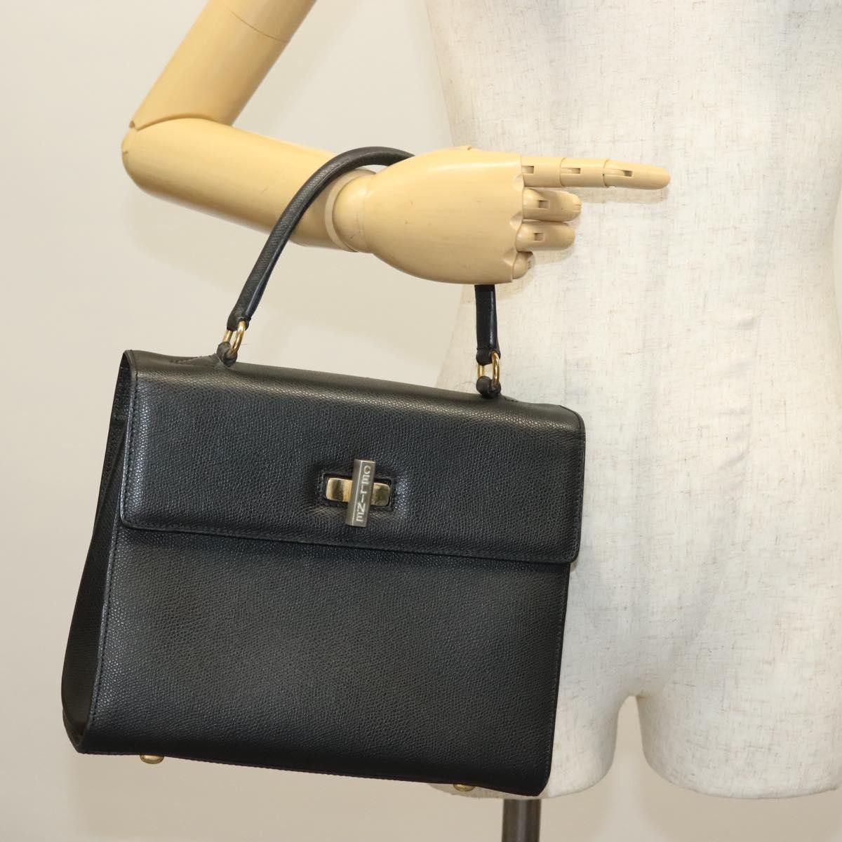 Celine Celine Vintage Convertible Turnlock Top Handle Leather Size ONE SIZE - 14 Thumbnail