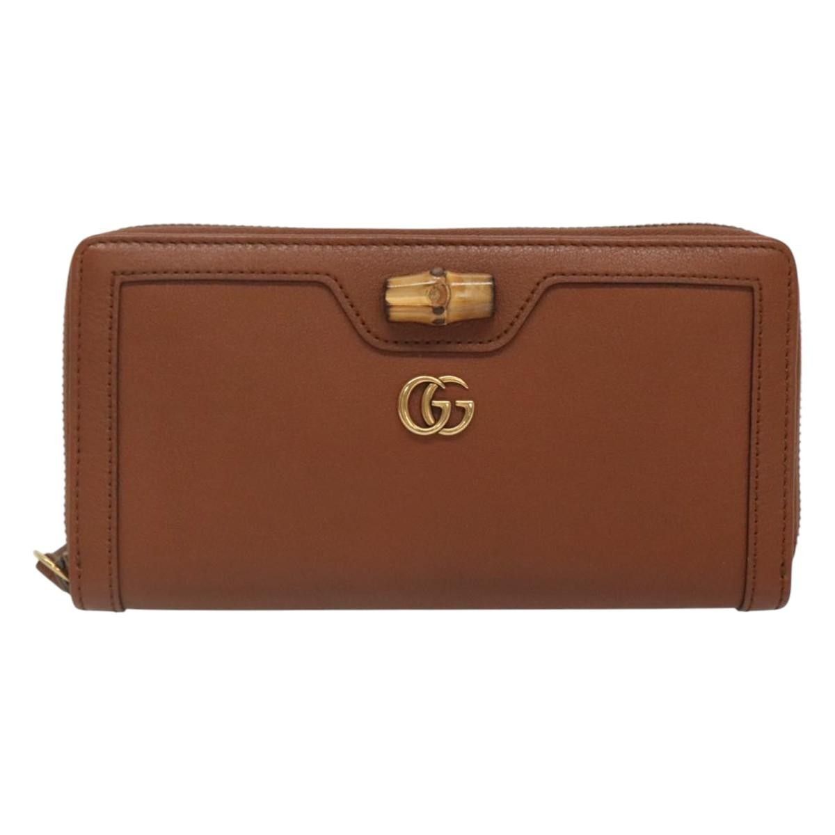 Gucci Gucci Diana Zip Around Wallet Leather Size ONE SIZE - 17 Thumbnail