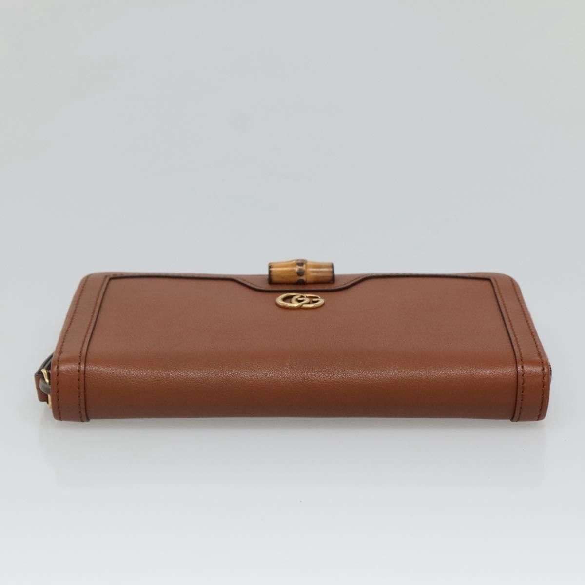 Gucci Gucci Diana Zip Around Wallet Leather Size ONE SIZE - 14 Thumbnail