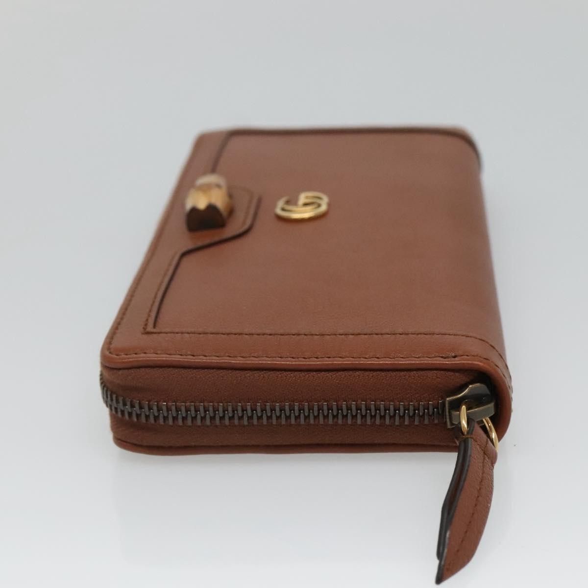Gucci Gucci Diana Zip Around Wallet Leather Size ONE SIZE - 4 Thumbnail