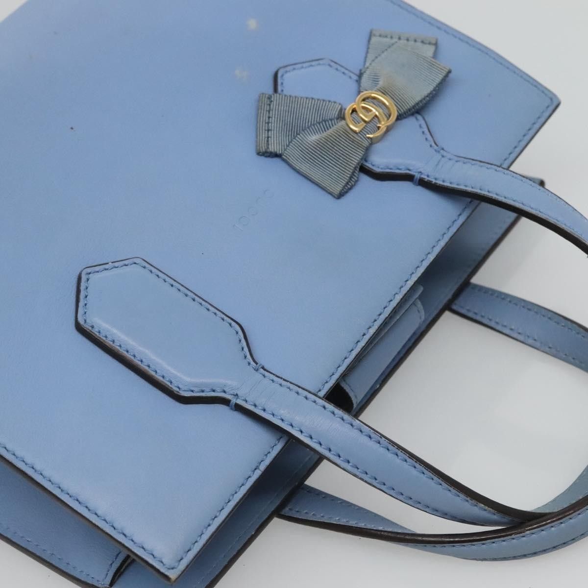 Gucci Gucci GG Ribbon Tote Leather Size ONE SIZE - 19 Thumbnail