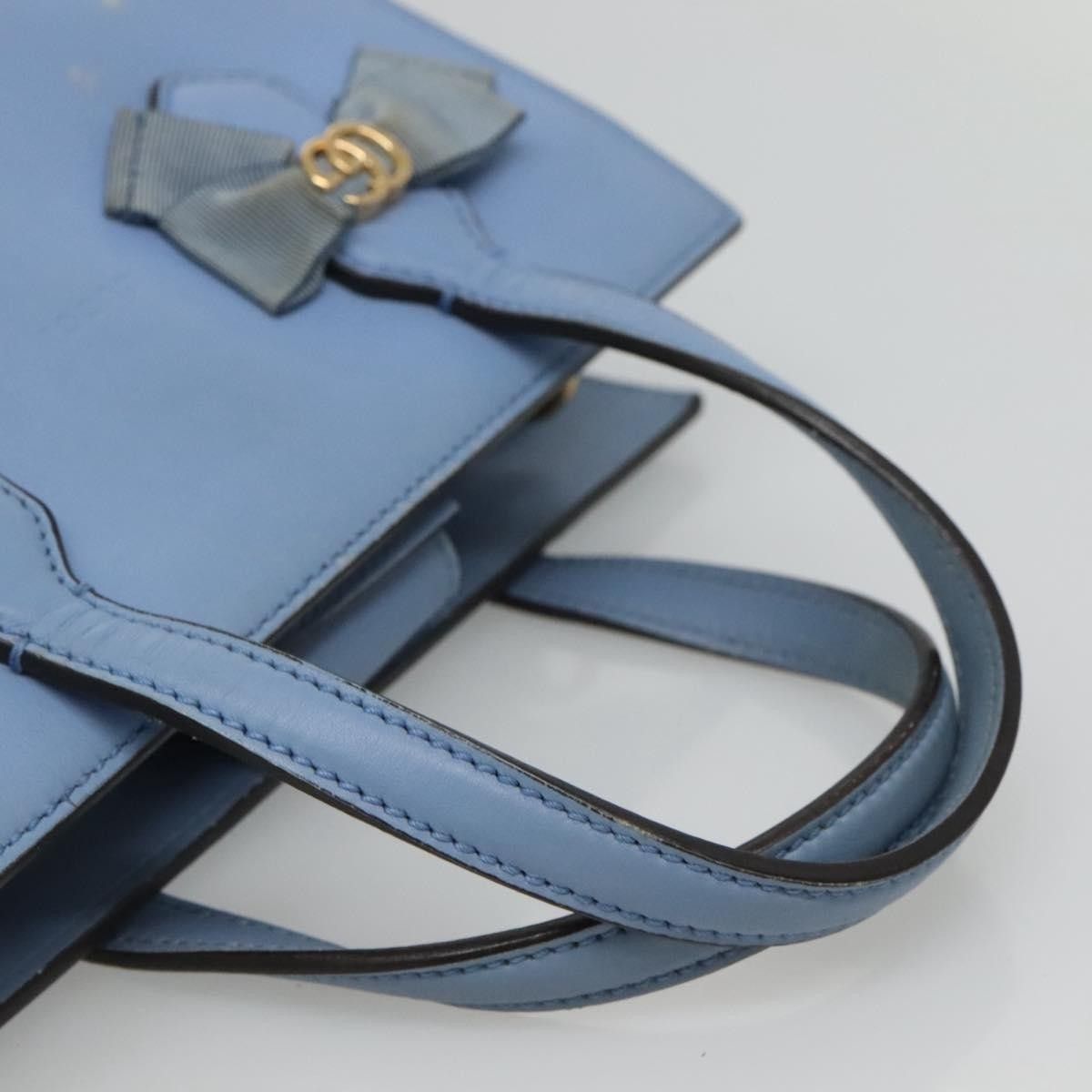 Gucci Gucci GG Ribbon Tote Leather Size ONE SIZE - 8 Thumbnail