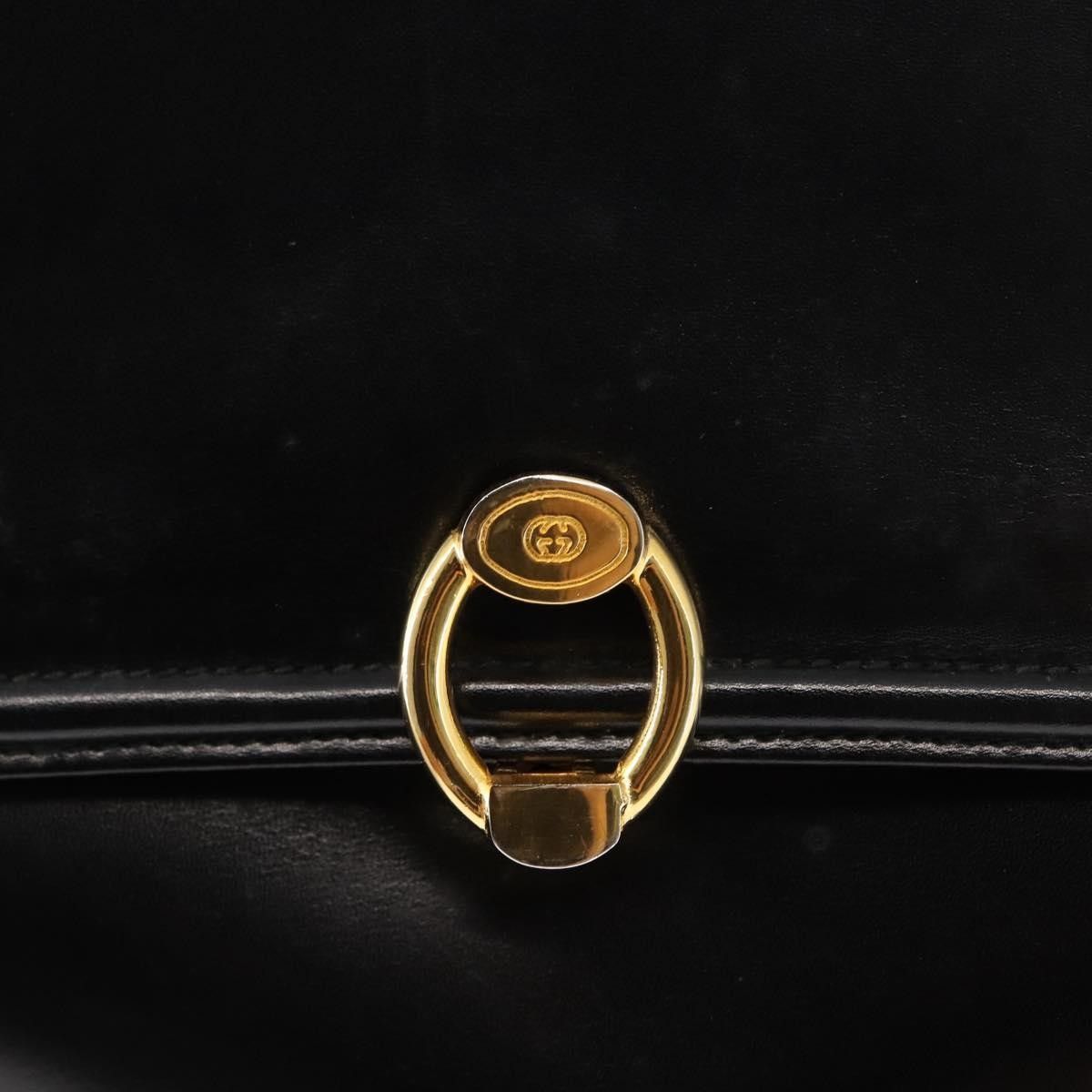 Gucci Gucci Shoulder bag black leather Size ONE SIZE - 12 Thumbnail