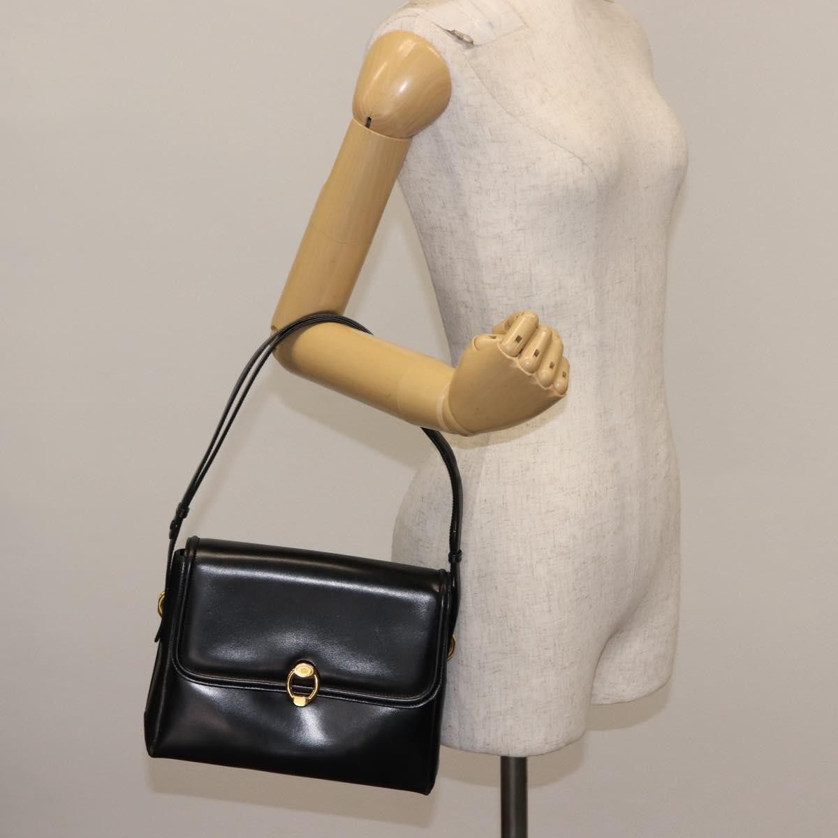 Gucci Gucci Shoulder bag black leather Size ONE SIZE - 14 Thumbnail