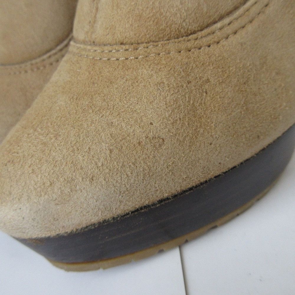 Jimmy Choo Jimmy Choo Jimmy Choo High Heel Shearling Boots Leather Shoes DUTY FREE for USA Size ONE SIZE - 10 Thumbnail