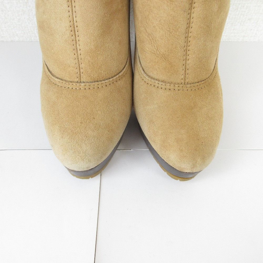 Jimmy Choo Jimmy Choo Jimmy Choo High Heel Shearling Boots Leather Shoes DUTY FREE for USA Size ONE SIZE - 3 Thumbnail