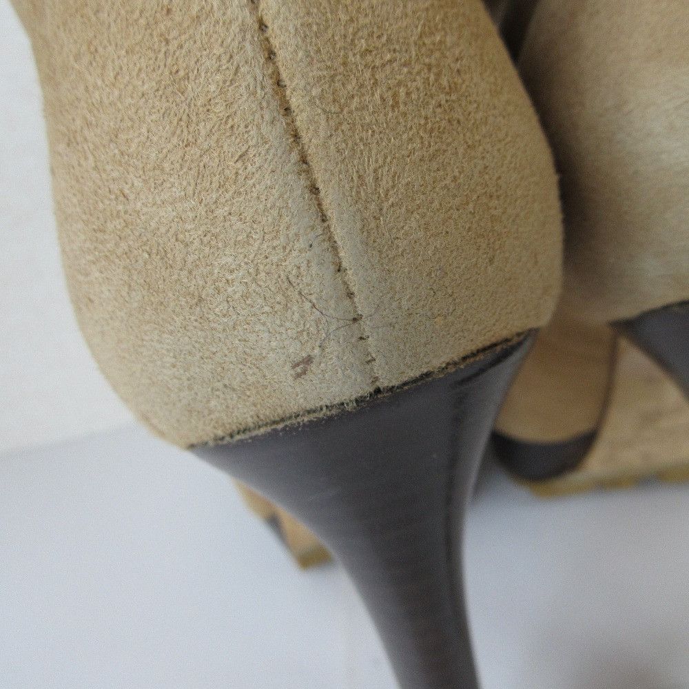 Jimmy Choo Jimmy Choo Jimmy Choo High Heel Shearling Boots Leather Shoes DUTY FREE for USA Size ONE SIZE - 21 Thumbnail
