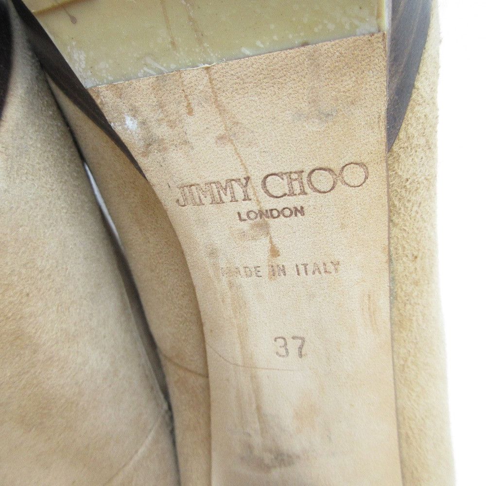 Jimmy Choo Jimmy Choo Jimmy Choo High Heel Shearling Boots Leather Shoes DUTY FREE for USA Size ONE SIZE - 9 Thumbnail