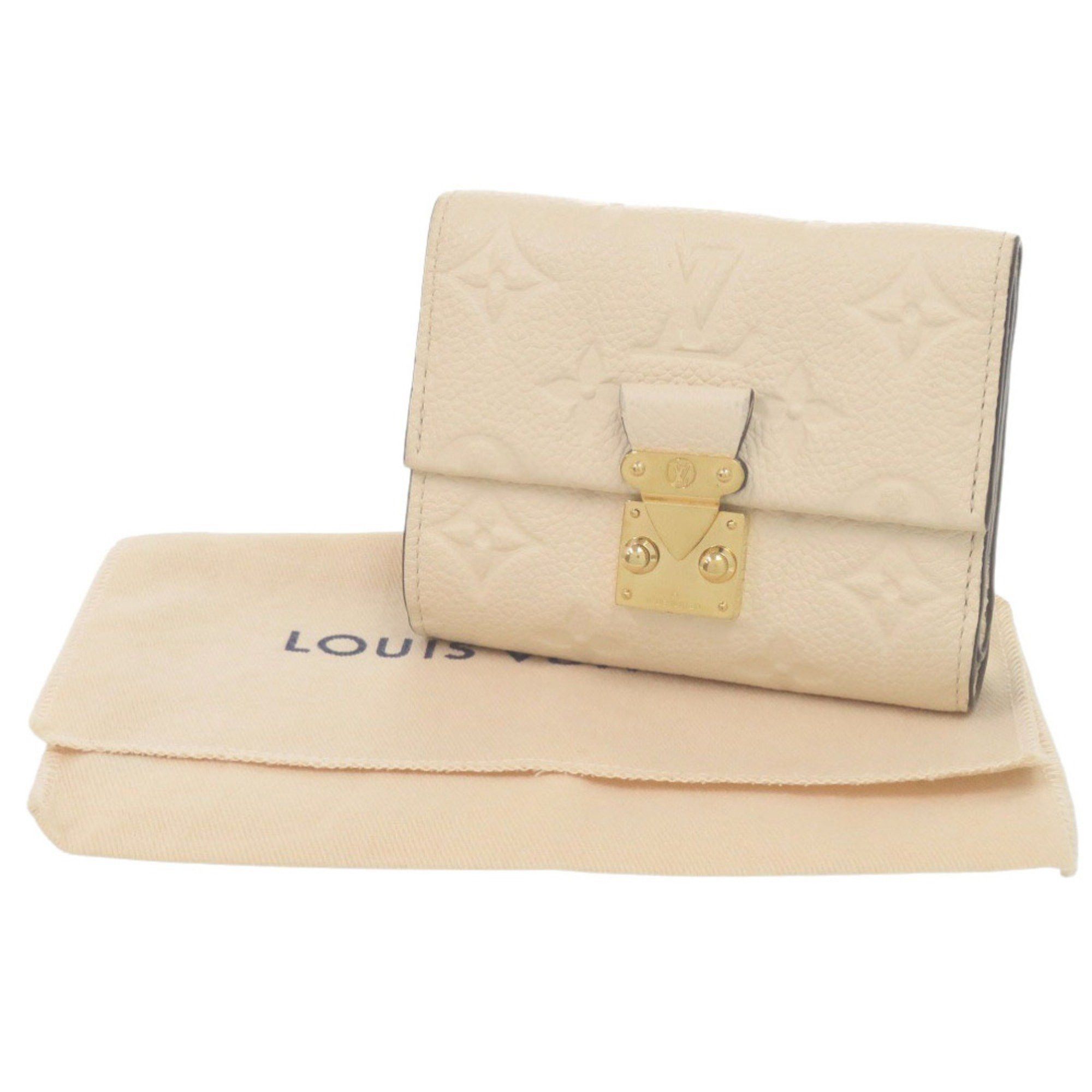 Louis Vuitton Louis Vuitton Compact Wallet Portefeuille Metis Monogram Empreinte M81071 IC Chip Creme Tri-fold 0318 LOUIS VUITTON Size ONE SIZE - 2 Thumbnail