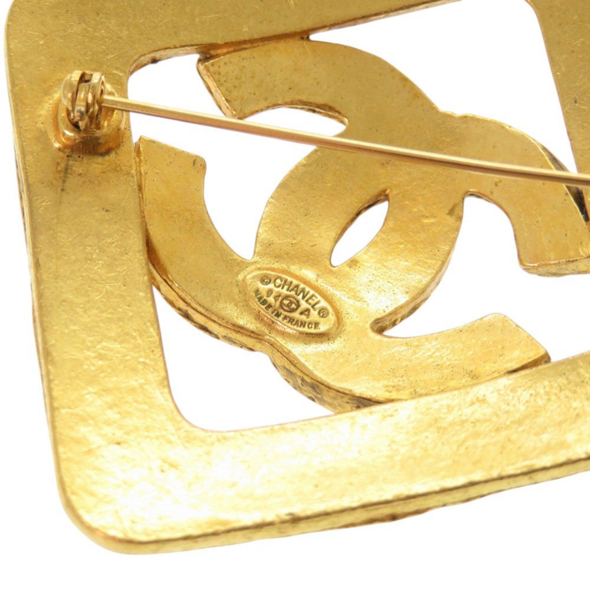 Chanel Chanel Coco Mark GP Gold Brooch 0159 CHANEL Size ONE SIZE - 3 Thumbnail