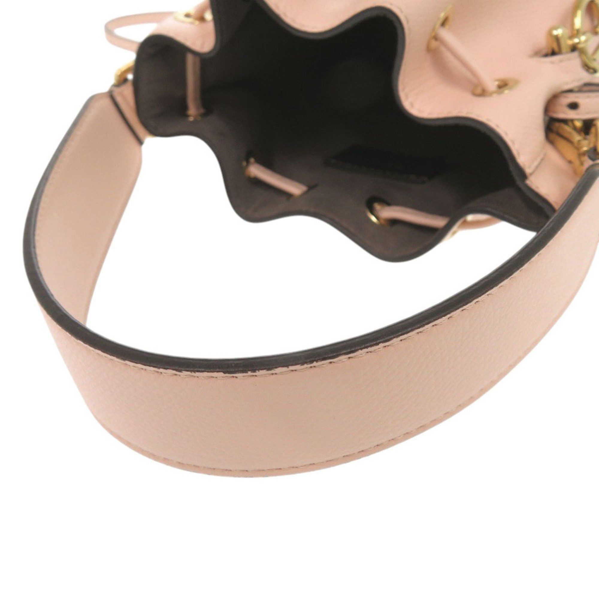 Fendi Fendi Montresor Mini 8BS010 Leather Pink 2-Way Handbag 0267 FENDI Size ONE SIZE - 7 Thumbnail