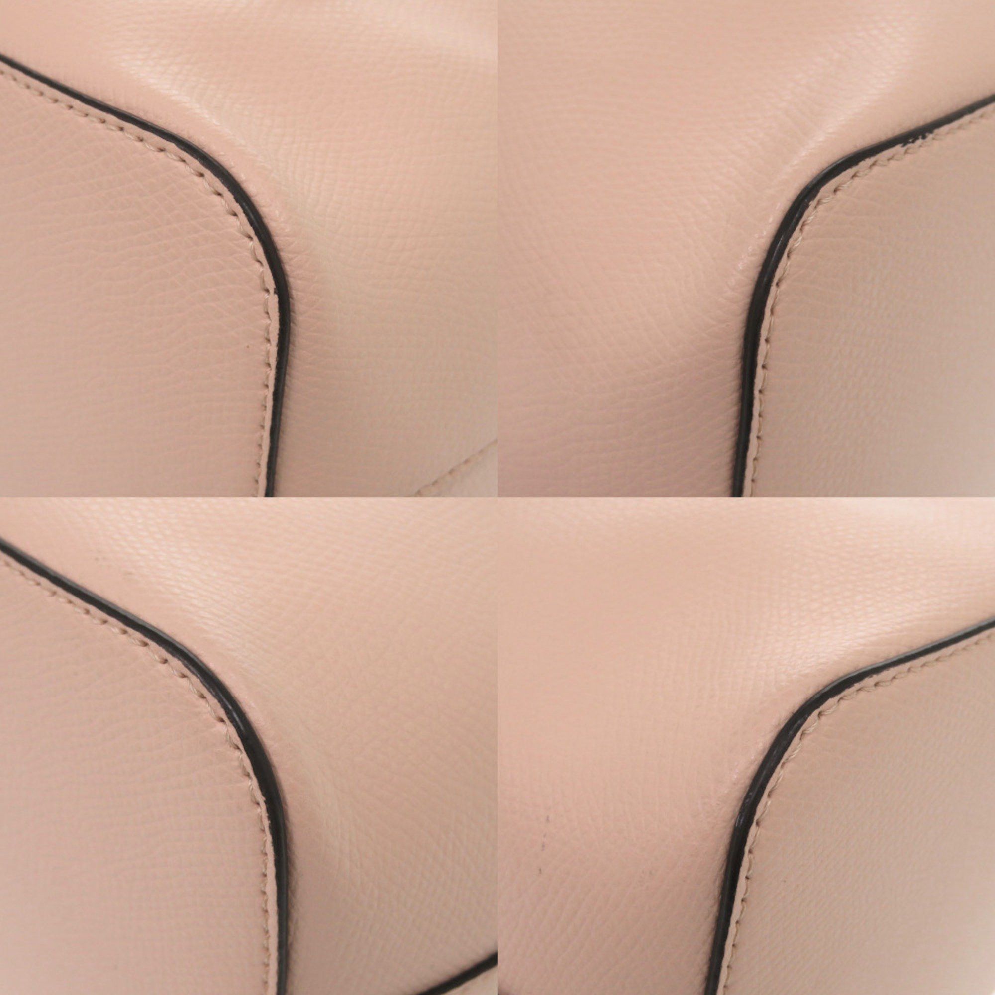 Fendi Fendi Montresor Mini 8BS010 Leather Pink 2-Way Handbag 0267 FENDI Size ONE SIZE - 3 Thumbnail