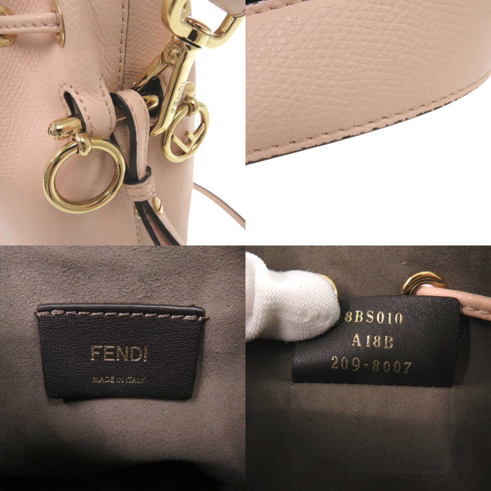 Fendi Fendi Montresor Mini 8BS010 Leather Pink 2-Way Handbag 0267 FENDI Size ONE SIZE - 9 Thumbnail