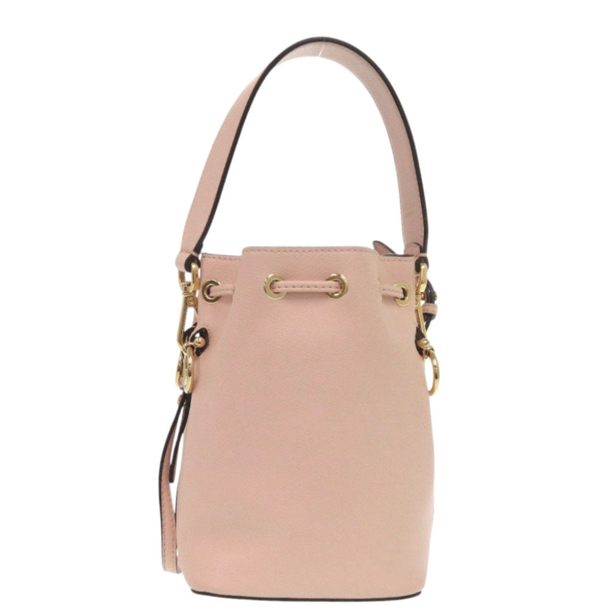 Fendi Fendi Montresor Mini 8BS010 Leather Pink 2-Way Handbag 0267 FENDI Size ONE SIZE - 2 Thumbnail